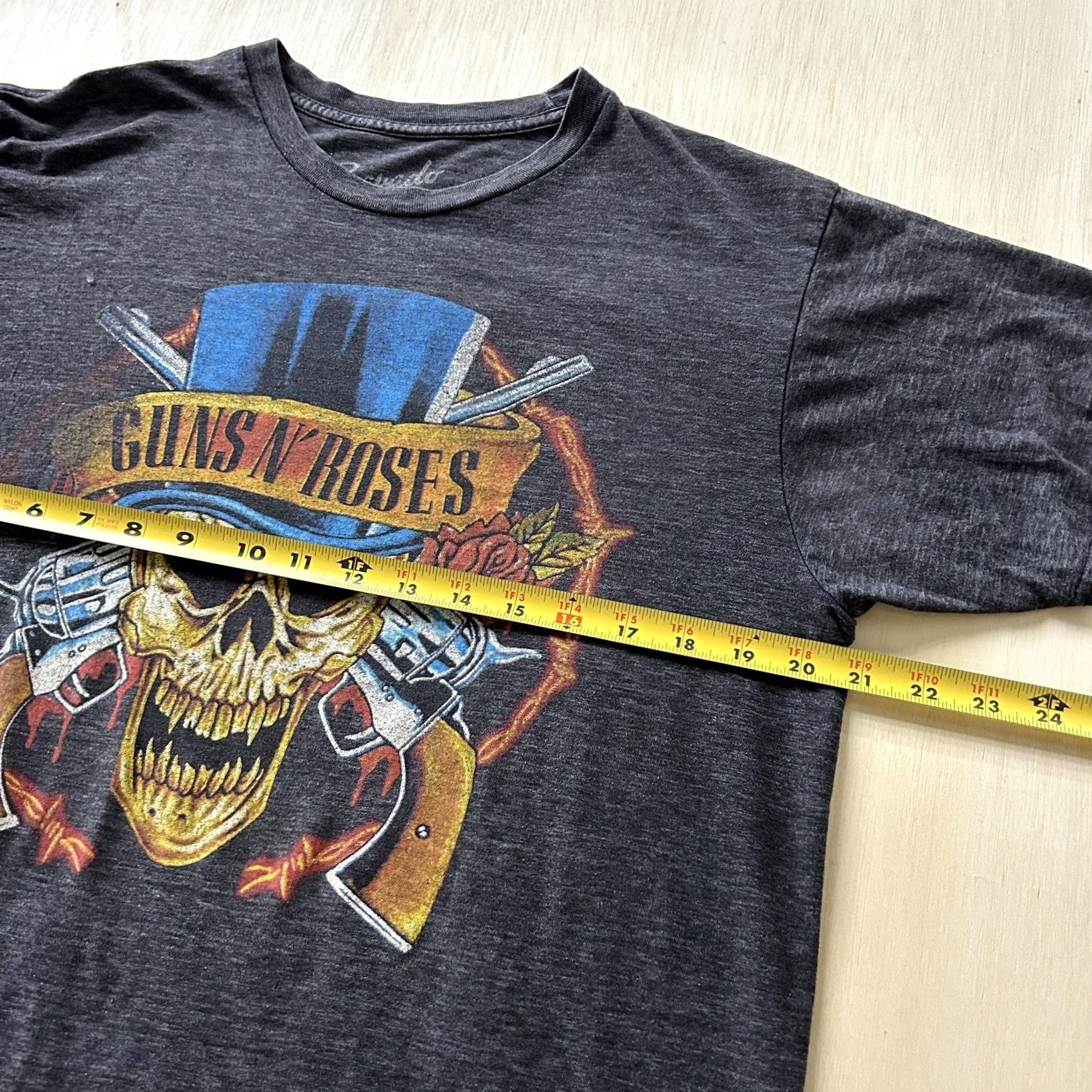 Bravado Guns N' Roses Bravado Shirt Mens Large Gray Band Skull Graphic Tee T-Shirt Size US L / EU 52-54 / 3 - 4 Thumbnail