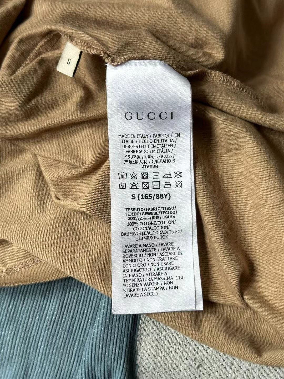 Gucci Gucci Khaki short sleeves 2501-Nextarrow Size US S / EU 44-46 / 1 - 3 Thumbnail