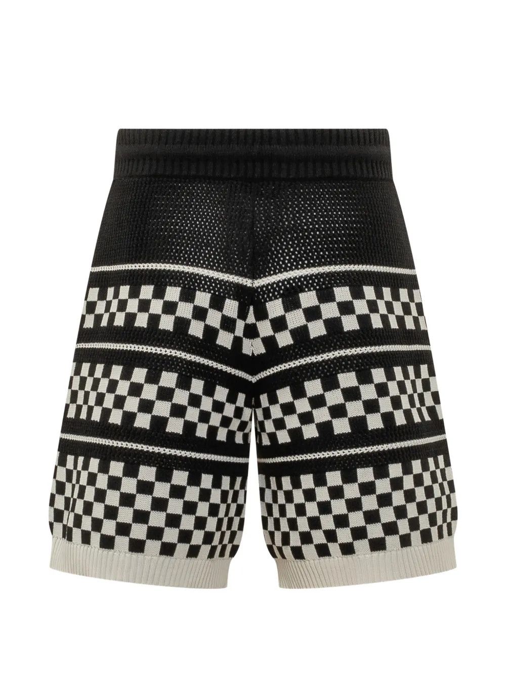 Amiri os11x0326 Checkered Shorts in Black/White Size US 32 / EU 48 - 2 Thumbnail