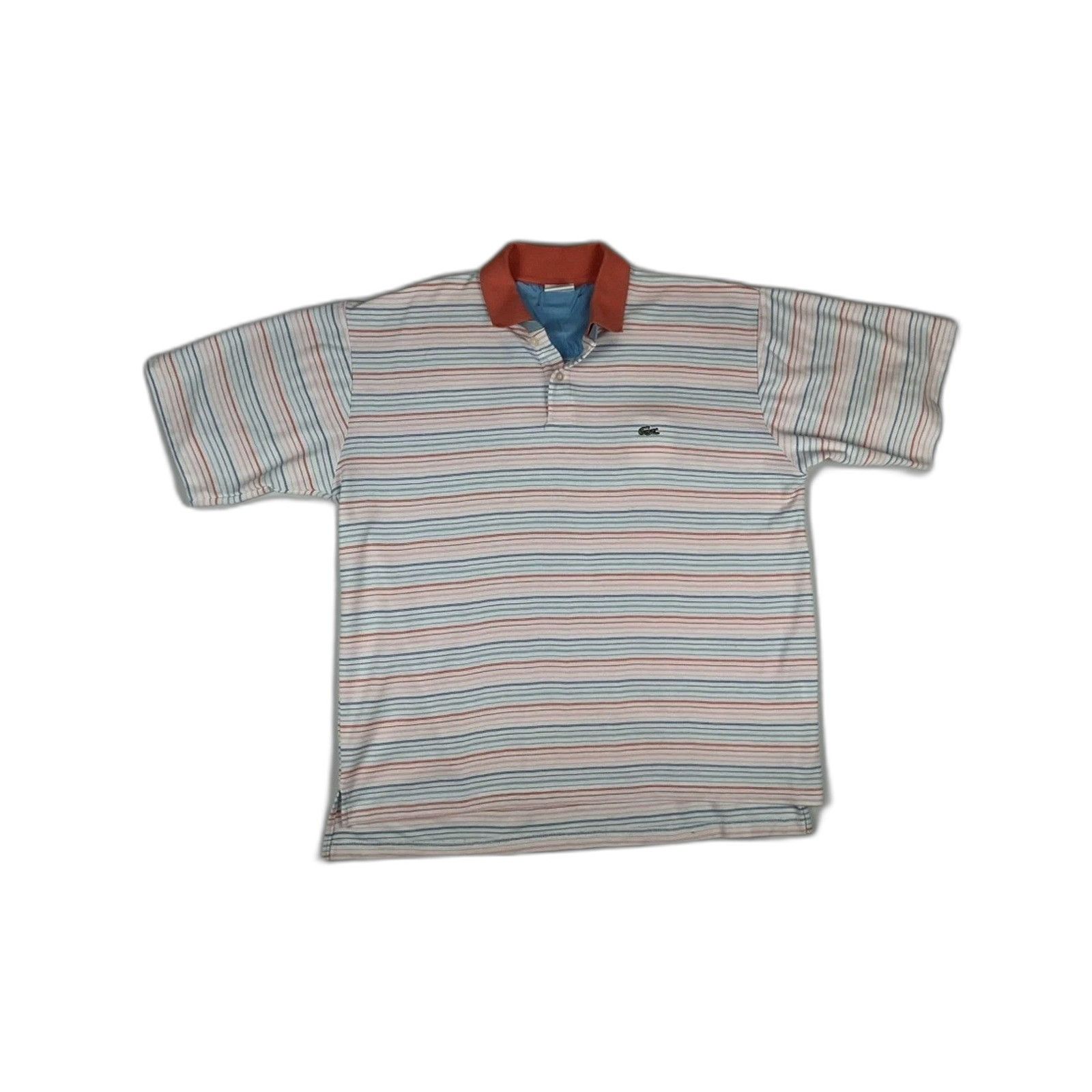 Lacoste Lacoste Alligator Striped Polo Shirt Mens Size XL Size US XL / EU 56 / 4 - 1 Thumbnail