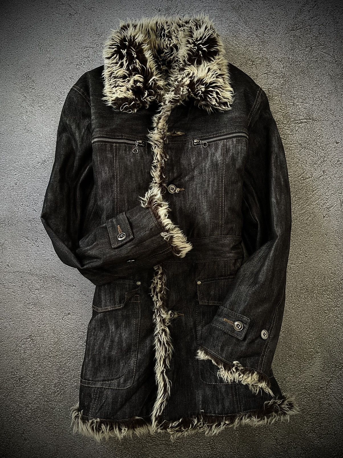 Nicole Club 2000s NICOLE CLUB - VKEI STYLE FUR LINER JACKET Size US L / EU 52-54 / 3 - 2 Thumbnail