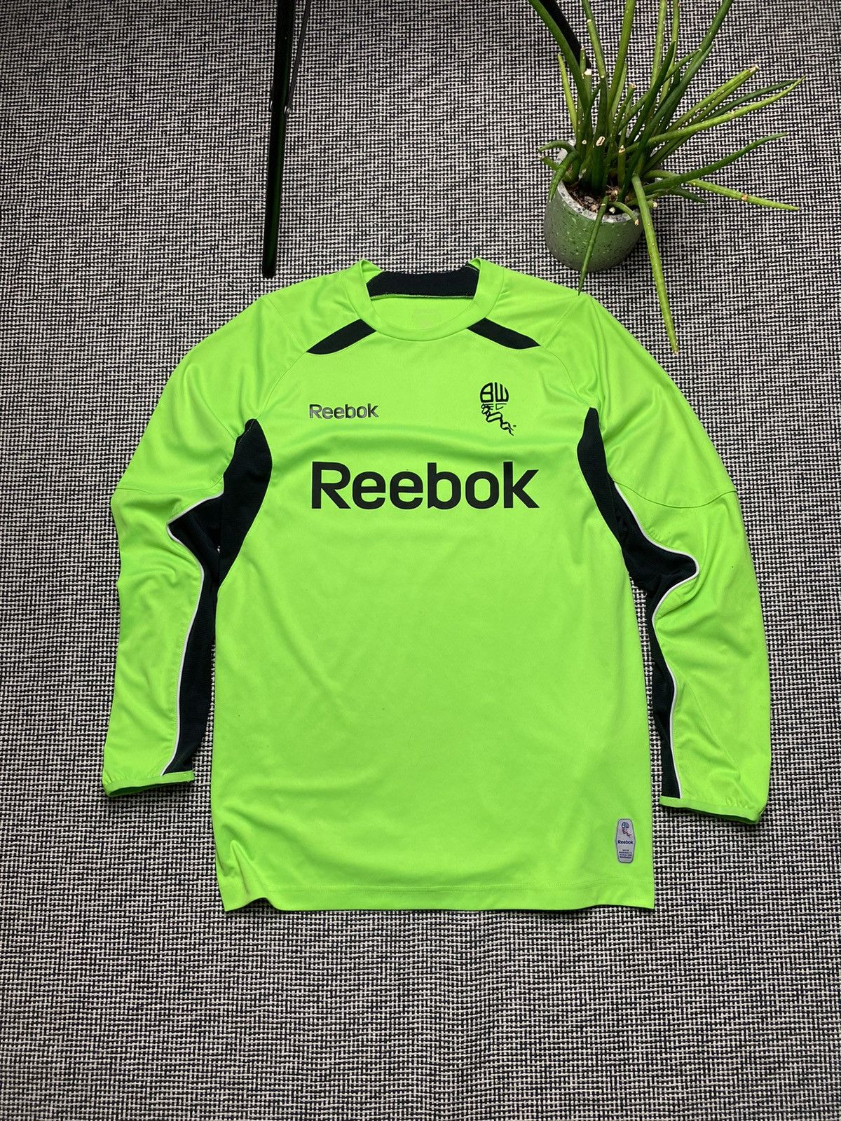 Reebok × Vintage Rare vintage Bolton Reebok soccer jersey long sleeve y2k Size US M / EU 48-50 / 2 - 2 Thumbnail