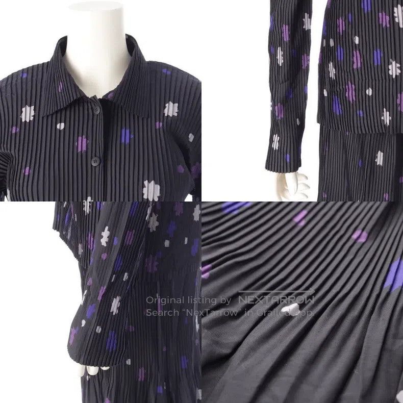 Issey Miyake Issey Miyake Color-block Coat Size M / US 6-8 / IT 42-44 - 8 Thumbnail