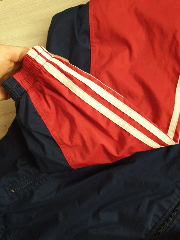 Adidas × Vintage Vintage adidas zip up sweatshirt xl Size US XL / EU 56 / 4 - 4 Thumbnail