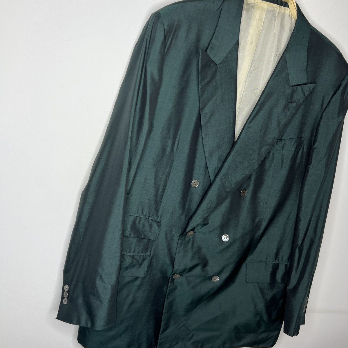Brioni Brioni Roma double-breasted blazer silk Jacket Size 44R - 3 Thumbnail