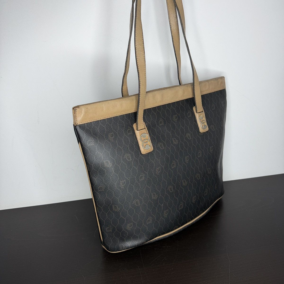 Dior Vintage Christian Dior Leather Shoulder Tote Bag Size ONE SIZE - 5 Thumbnail