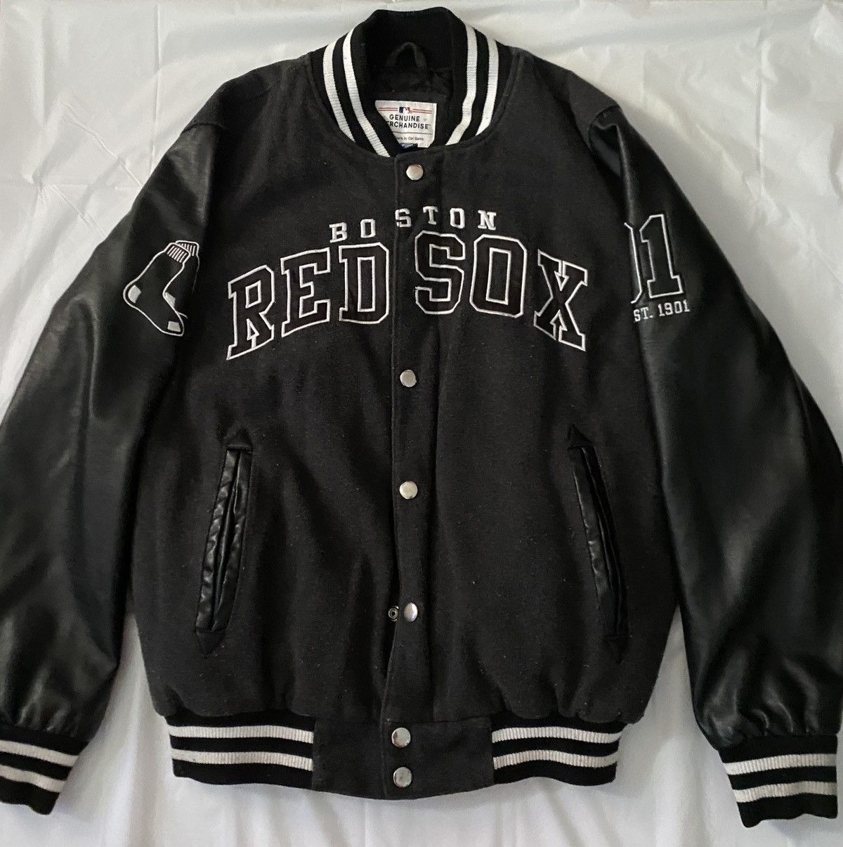 MLB Boston🅱️ Red Sox🧦Varsity Jacket Size US M / EU 48-50 / 2 - 1 Thumbnail