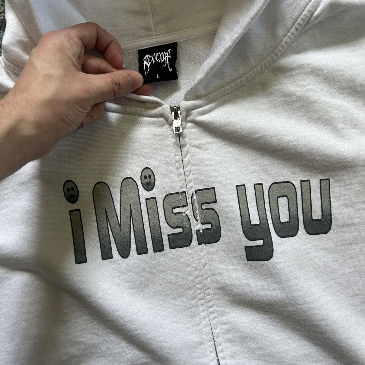 Revenge i Miss you Pls Callme please call me Nintendo Wii zip hoodie Size US L / EU 52-54 / 3 - 14 Thumbnail