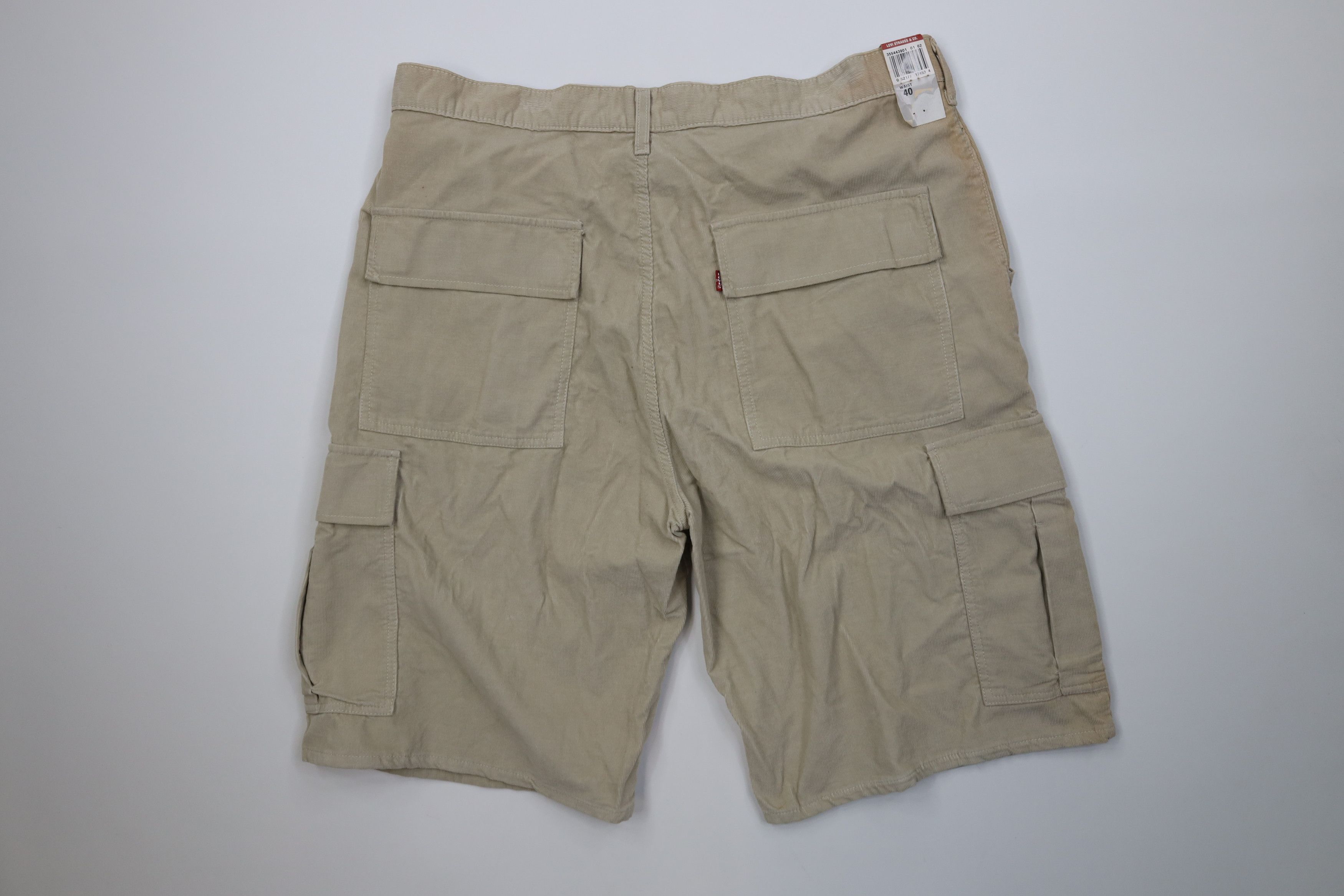 Levi's Deadstock Vintage Y2K Levis Baggy Fit Corduroy Cargo Shorts Size US 40 / EU 56 - 12 Thumbnail