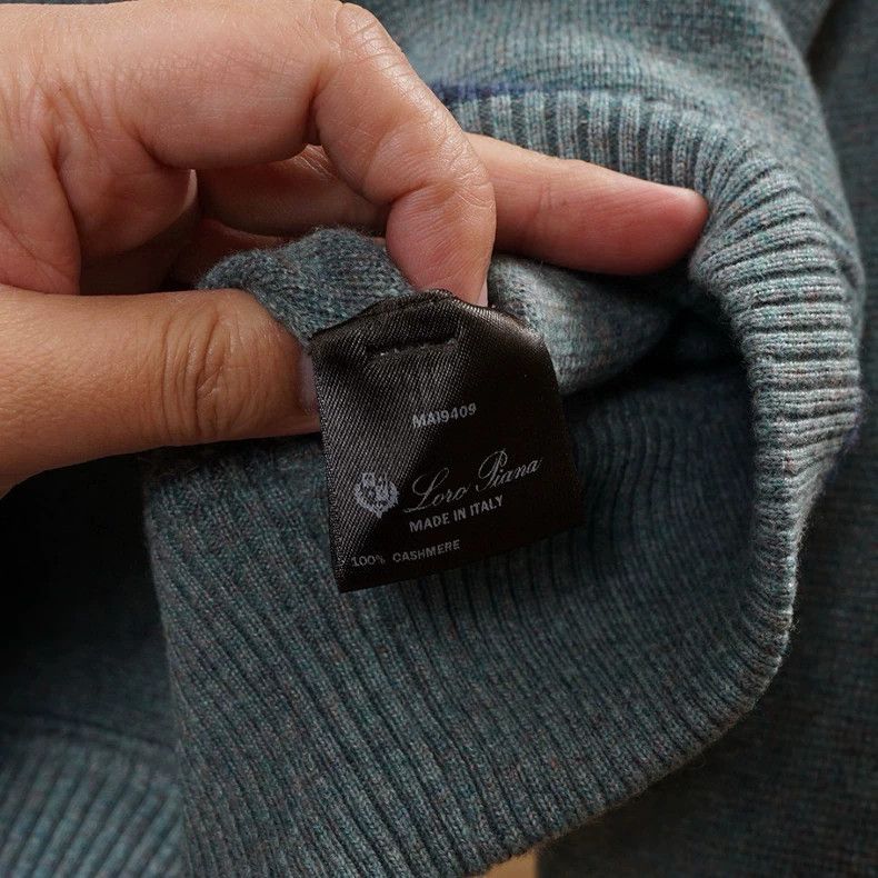 Loro Piana LORO PIANA Winter and autumn men's hoodie sweater 100% cas Size US L / EU 52-54 / 3 - 9 Thumbnail