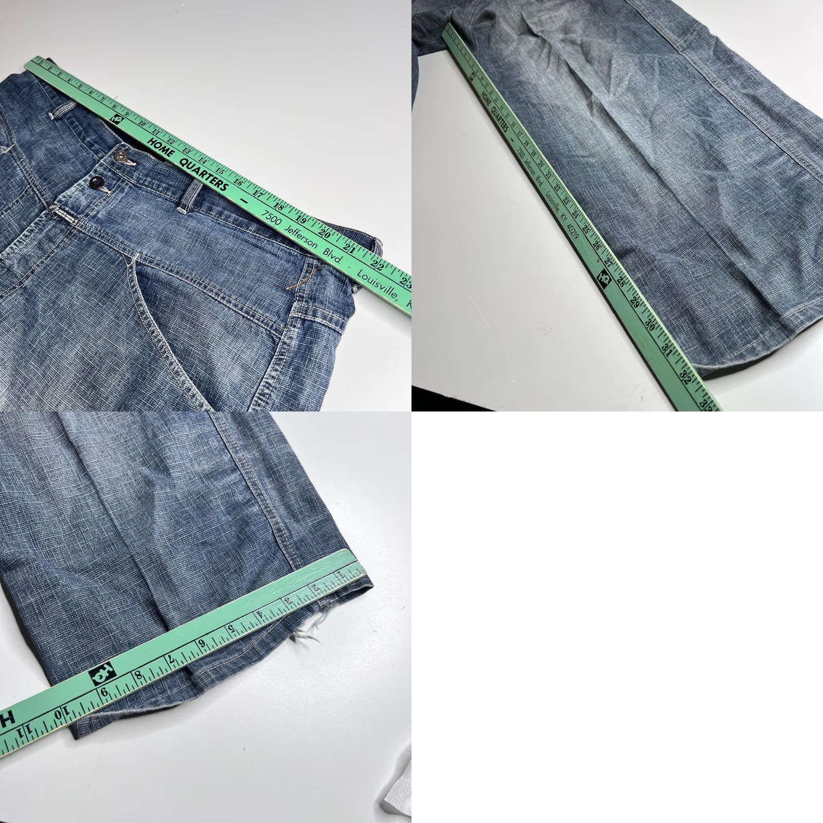 Vintage Marithe Francois Girbaud Jeans Mens 43x31 Blue Relaxed Straight Distressed Denim Distressed Jeans Crosshatch Denim, Mens, 42, Regular, Blue, Jeans Size US 42 / EU 58 - 9 Thumbnail