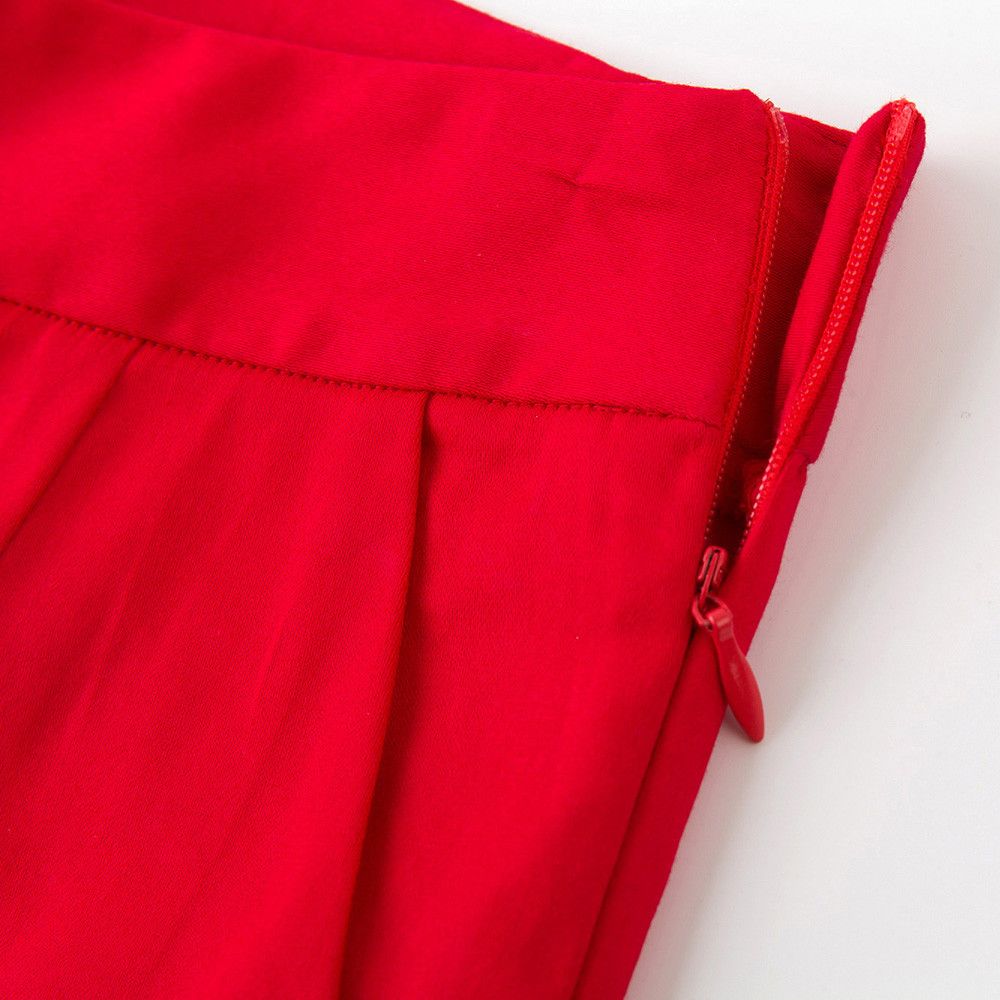 Other Red Color Calf-Length Casual Pencil Pants Size 30" / US 8 / IT 44 - 5 Thumbnail