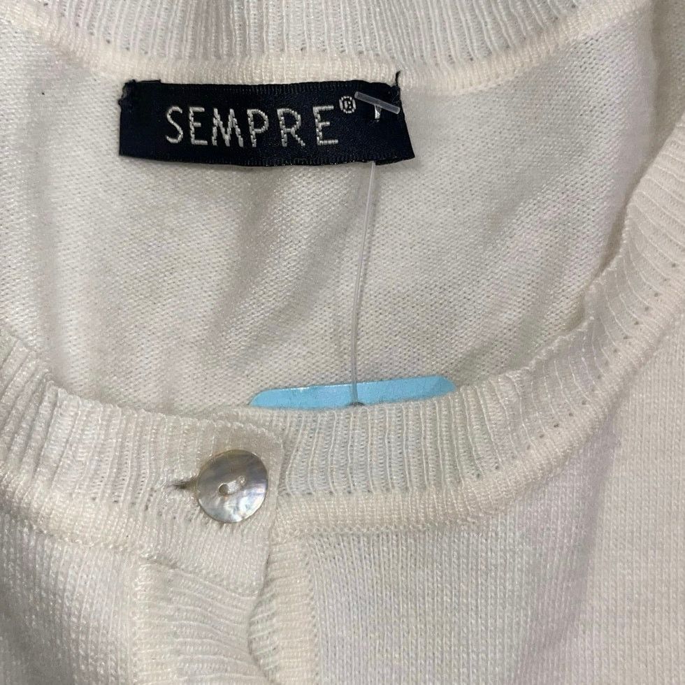Other Sempre Strawberry Knit ButtonUp Cardigan Cashmere Lambswool Size S / US 4 / IT 40 - 3 Thumbnail