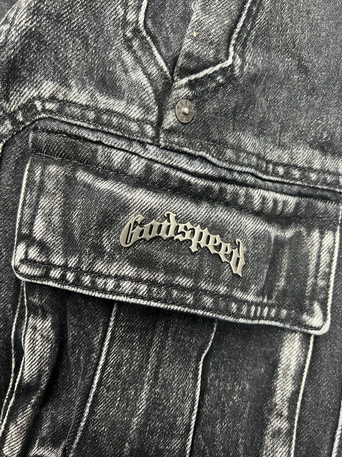 Godspeed Godspeed Octagon Cargo Denim Shorts Size US 36 / EU 52 - 3 Thumbnail