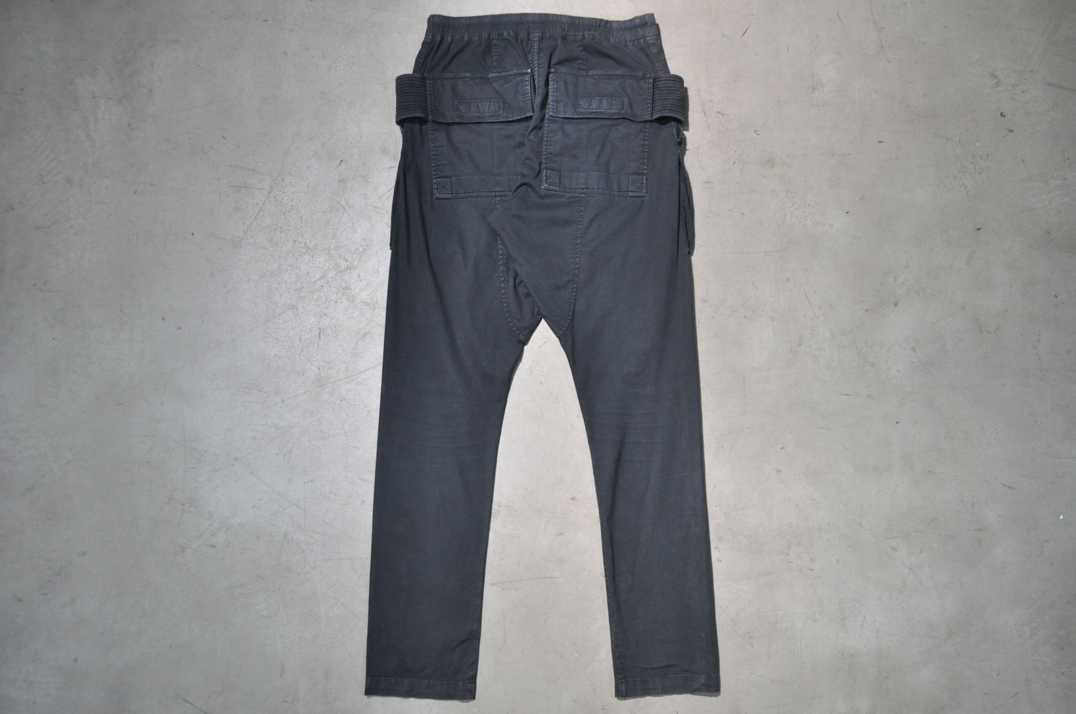 Rick Owens RO DRKSHDW - S/S 16 - Corduroy Creatch Cargo Pants Size US 30 / EU 46 - 2 Thumbnail