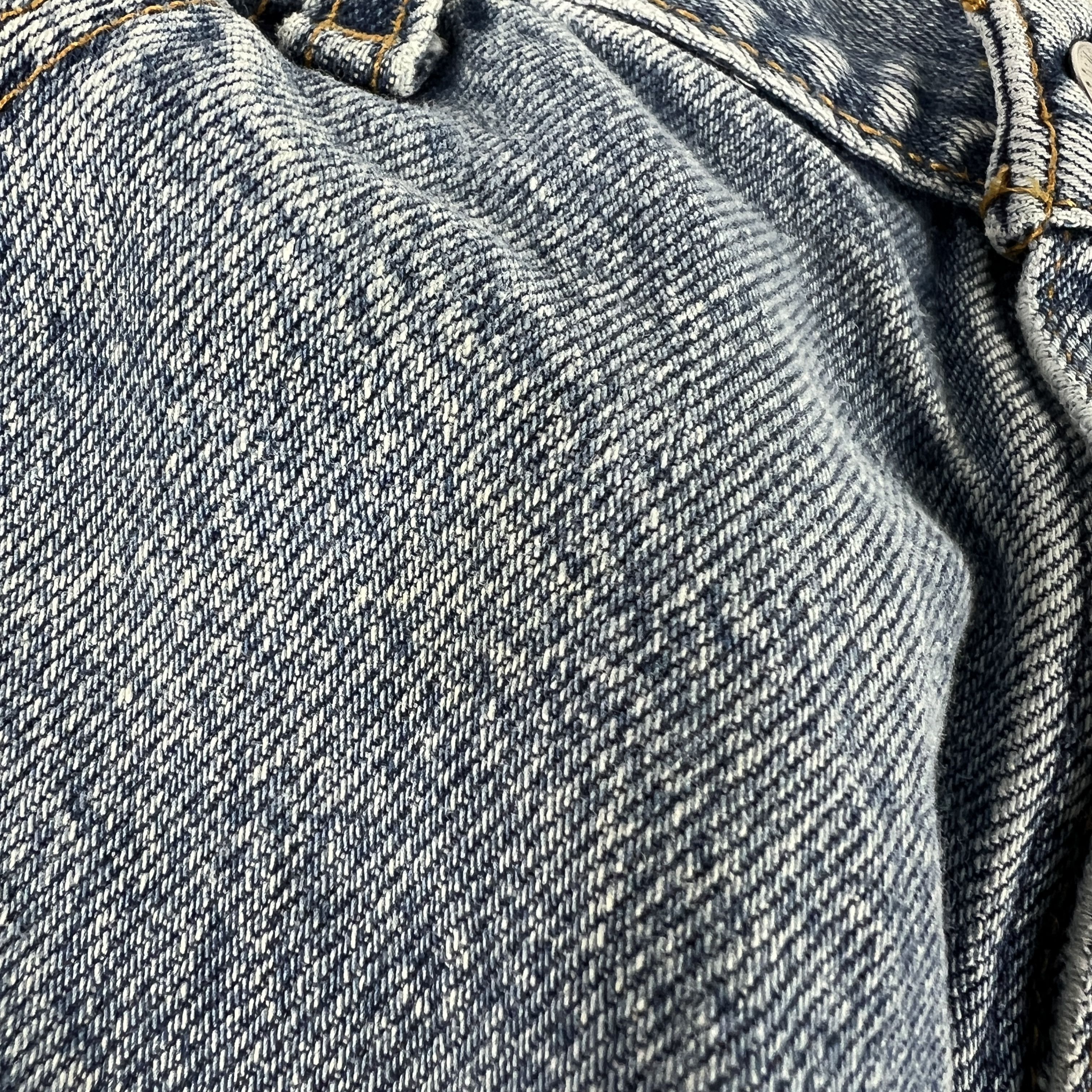 VTG Levi's Jeans 505 Straight Blue Faded Distressed Denim