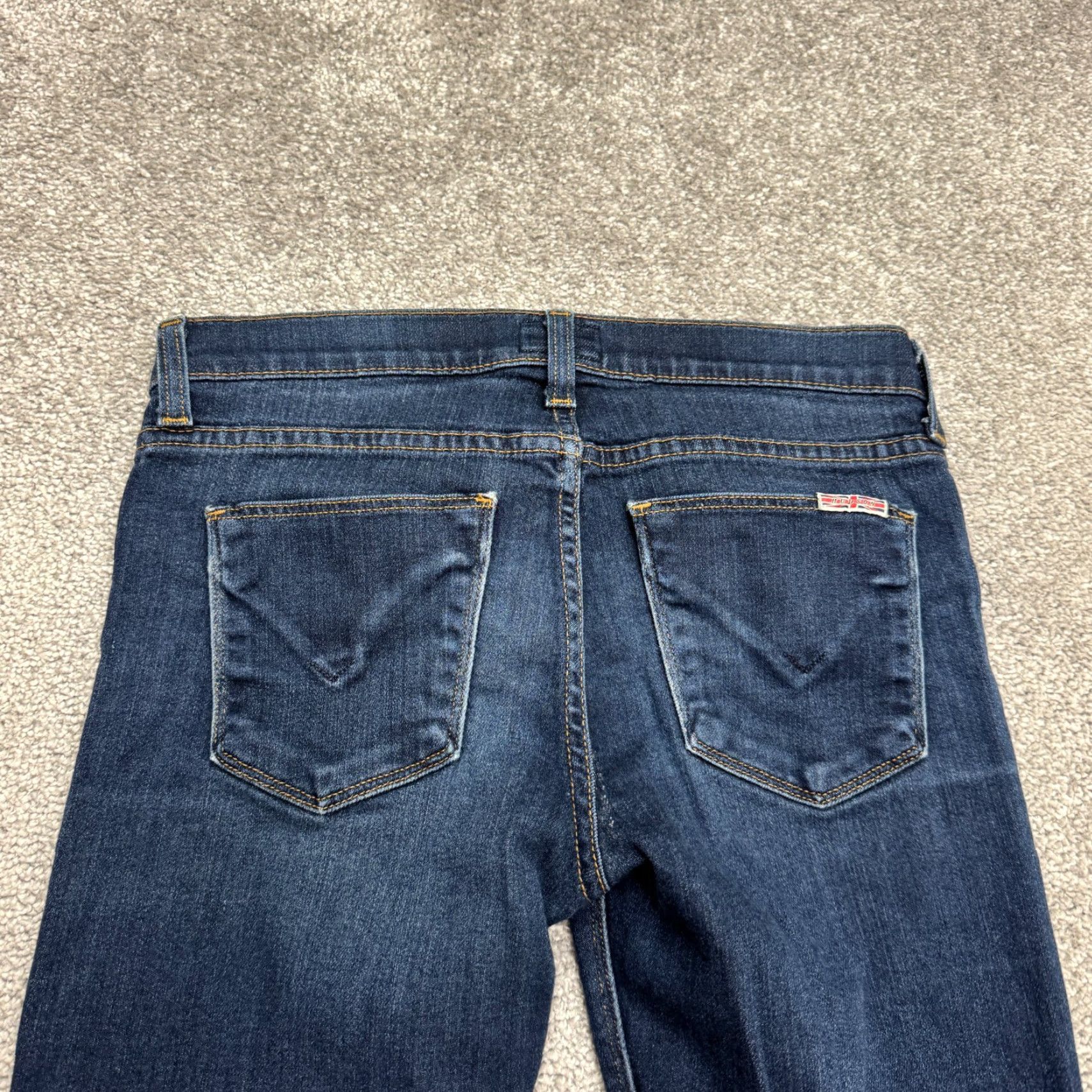 Hudson VINTAGE Hudson Women's Skinny Jeans 26 Dark Wash Cotton Blend Casual Slim Fit Mid Rise 28" Inseam Blue Girl Size 26" / US 2 / IT 38 - 3 Thumbnail