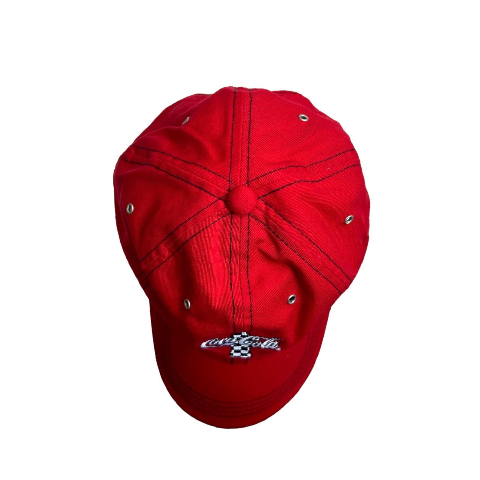 Vintage VINTAGE Coca-Cola Dad Hat Cap Adult OSFA Deadstock NWS 00s y2k Red Adjustable Cap Mens Boys Womens Size ONE SIZE - 5 Thumbnail