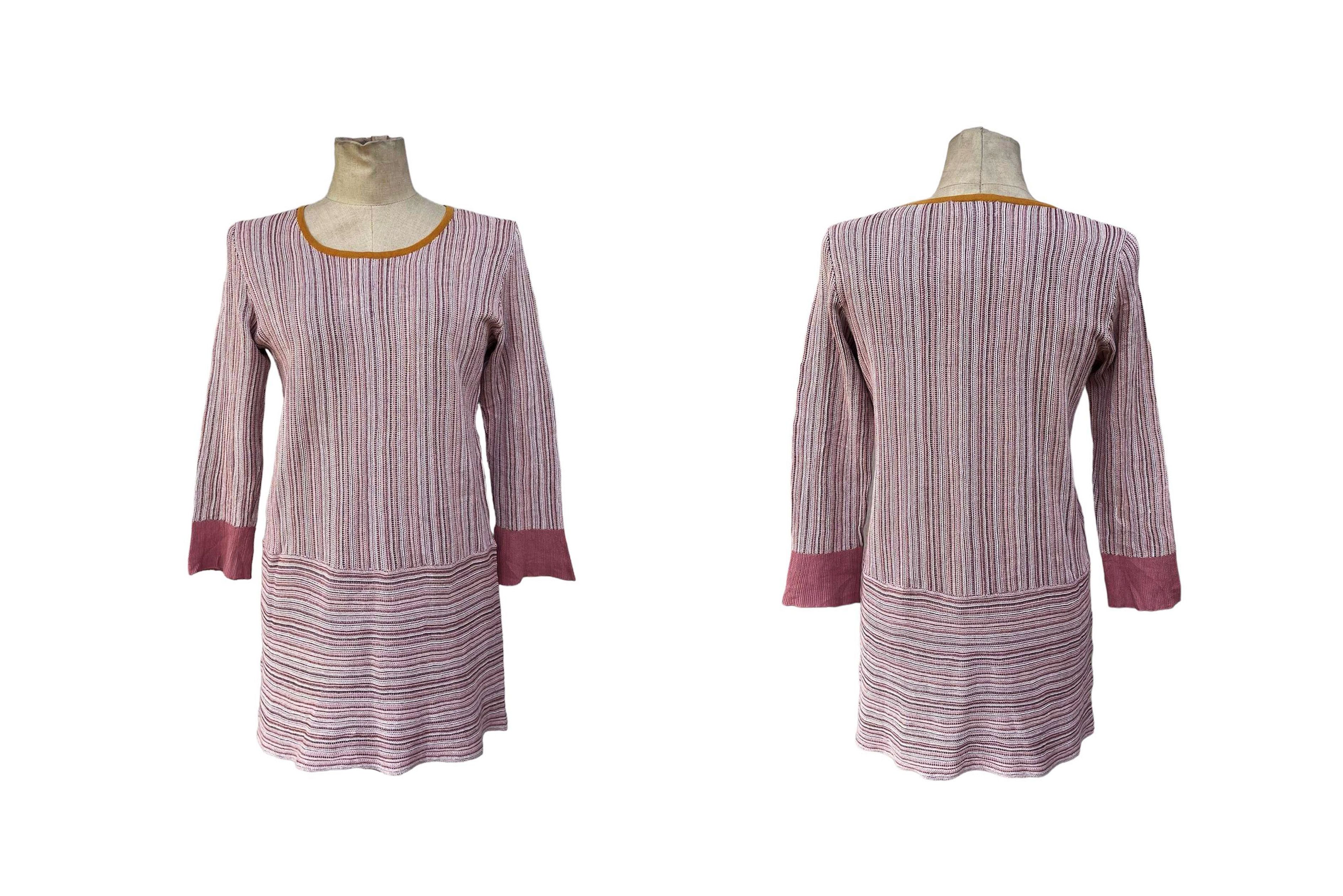 Sonia Rykiel SONIA RYKIEL Collection Knitted micro mini dress / tunic top Size S / US 4 / IT 40 - 7 Thumbnail