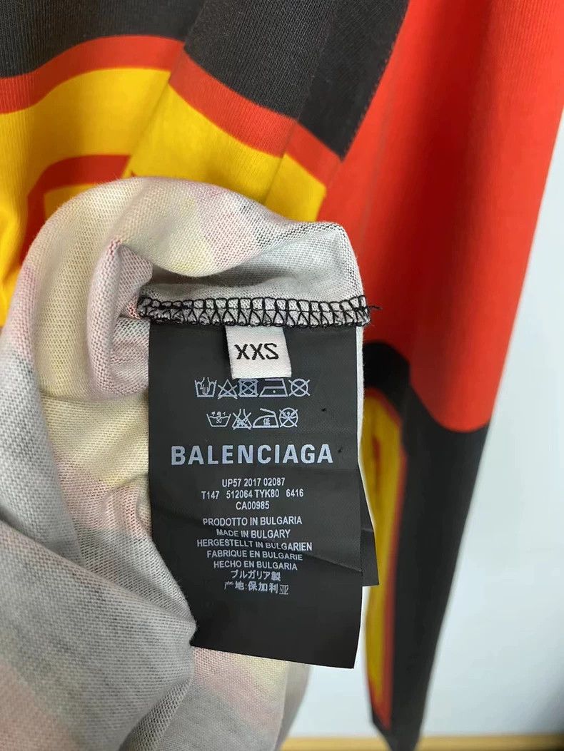 Balenciaga Balenciaga Color Blocked Long Sleeve Polo Shirt Size US XXS / EU 40 - 4 Thumbnail