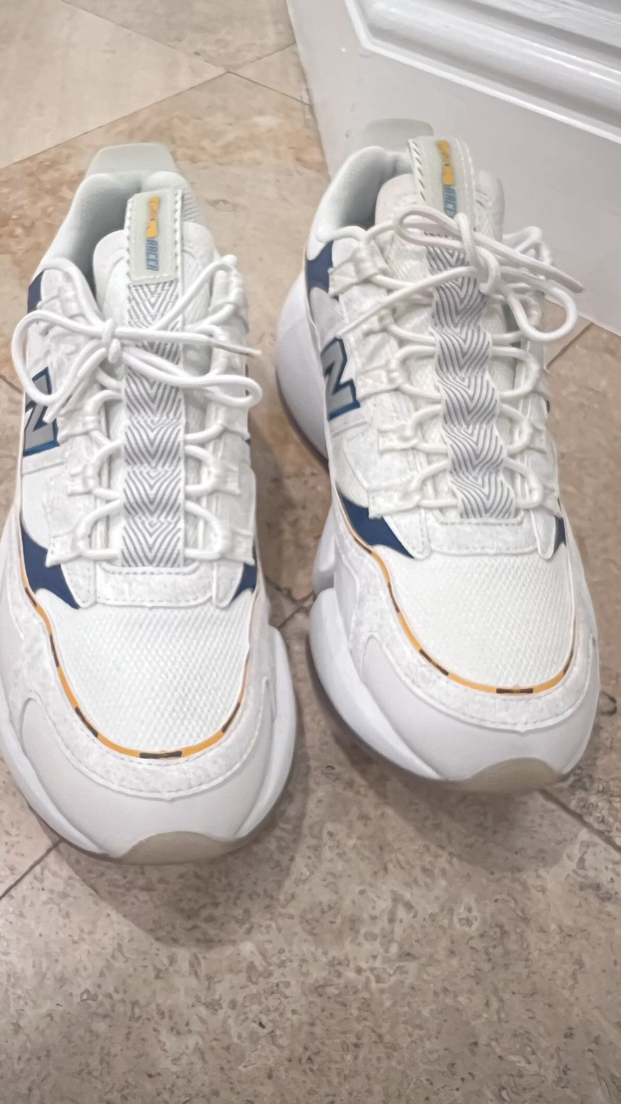 Jaden Smith × New Balance New Balance Vision Racer Jaden Smith White Navy Yellow Sz 11 Size US 11 / EU 44 - 11 Thumbnail