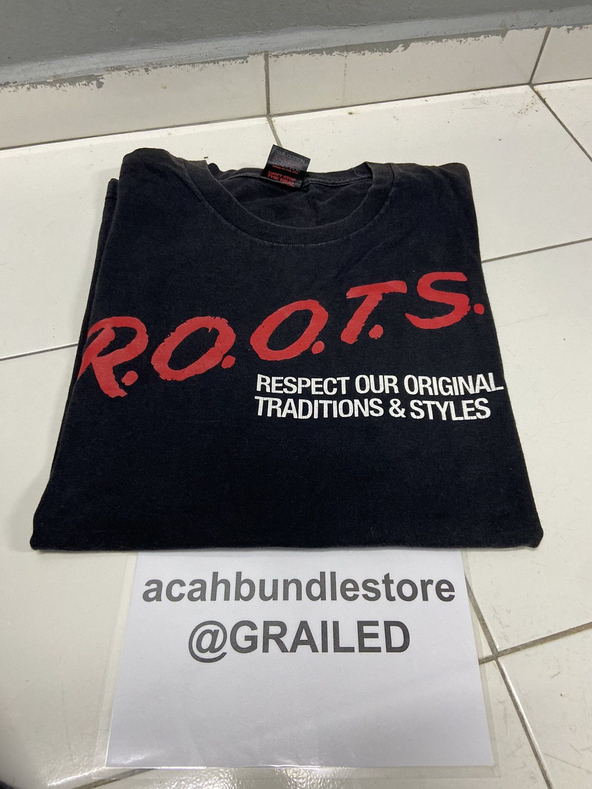 Roots ROOTS RESPECT OUR ORIGINAL TRADITIONS & STYLE TEE SHIRT Size US L / EU 52-54 / 3 - 16 Thumbnail