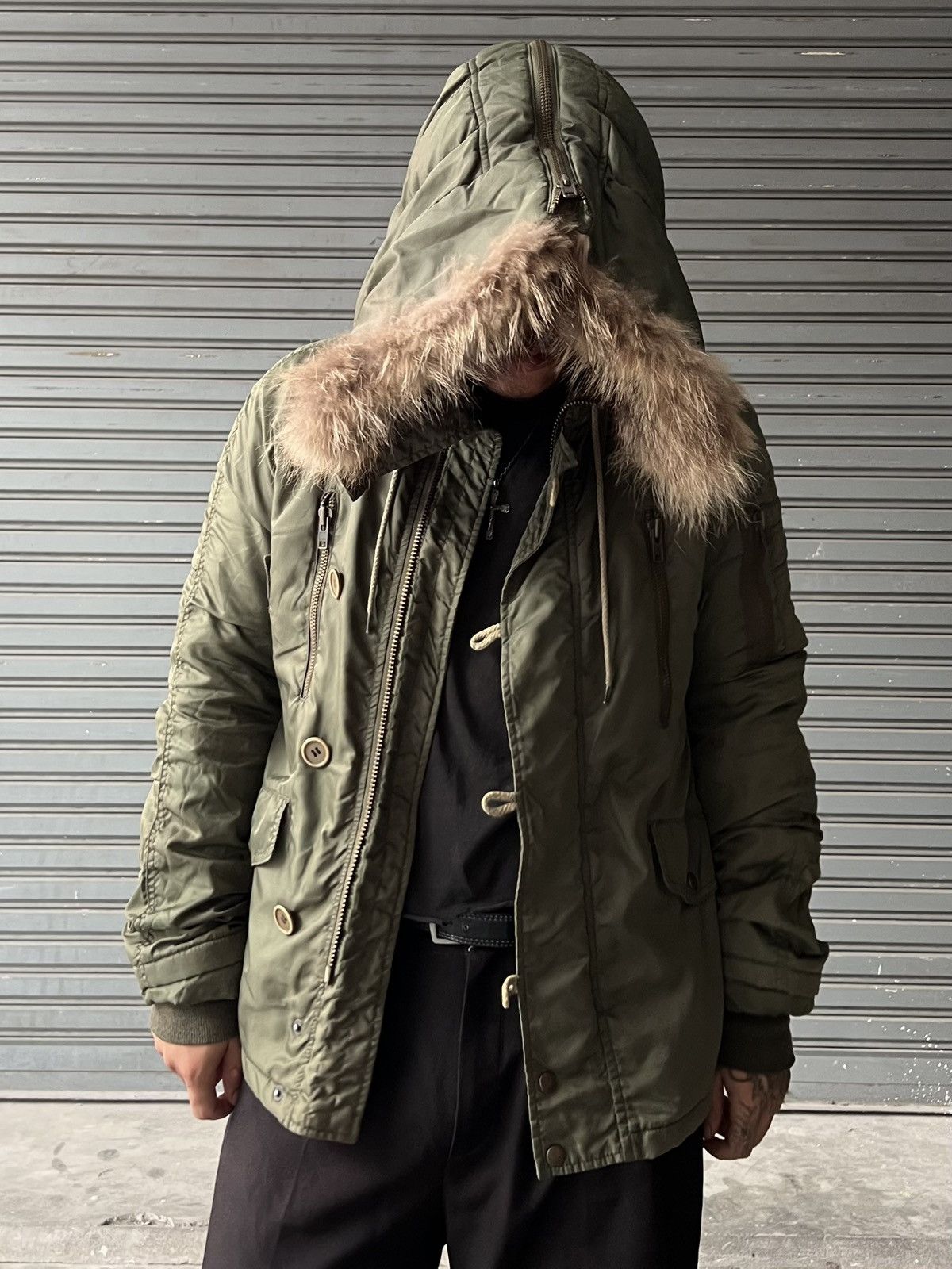 GOA 2000s GOA - Apocalypse Style Fur Hoodie Bomber Jacket Size US S / EU 44-46 / 1 - 16 Thumbnail