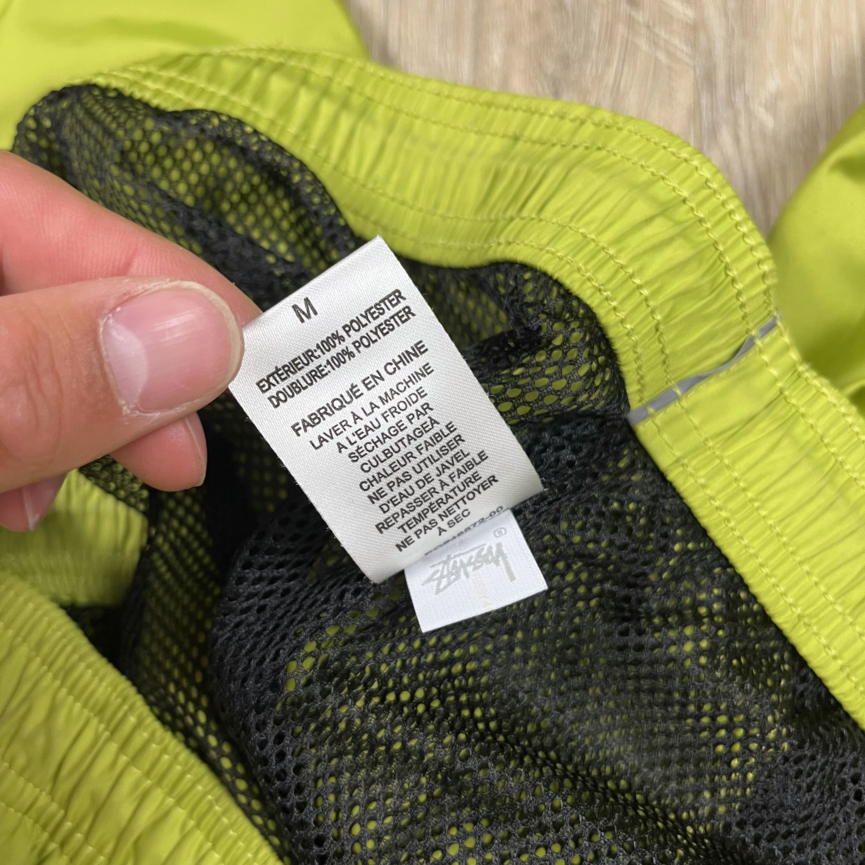 Stussy Stussy Side Pocket Nylon Mens Medium Track Pants Yellow Size US 32 / EU 48 - 10 Thumbnail