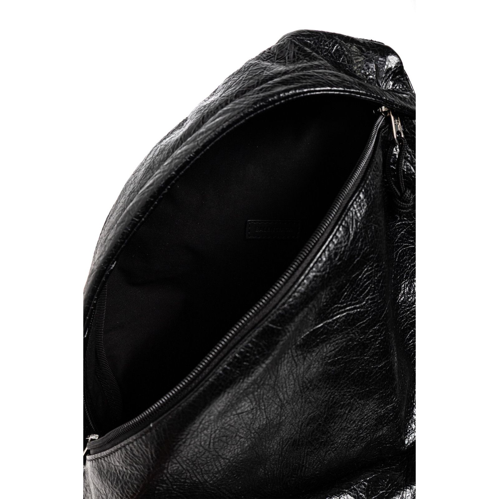 Balenciaga BALENCIAGA Explorer Black Leather Backpack New & Authentic Size ONE SIZE - 4 Thumbnail