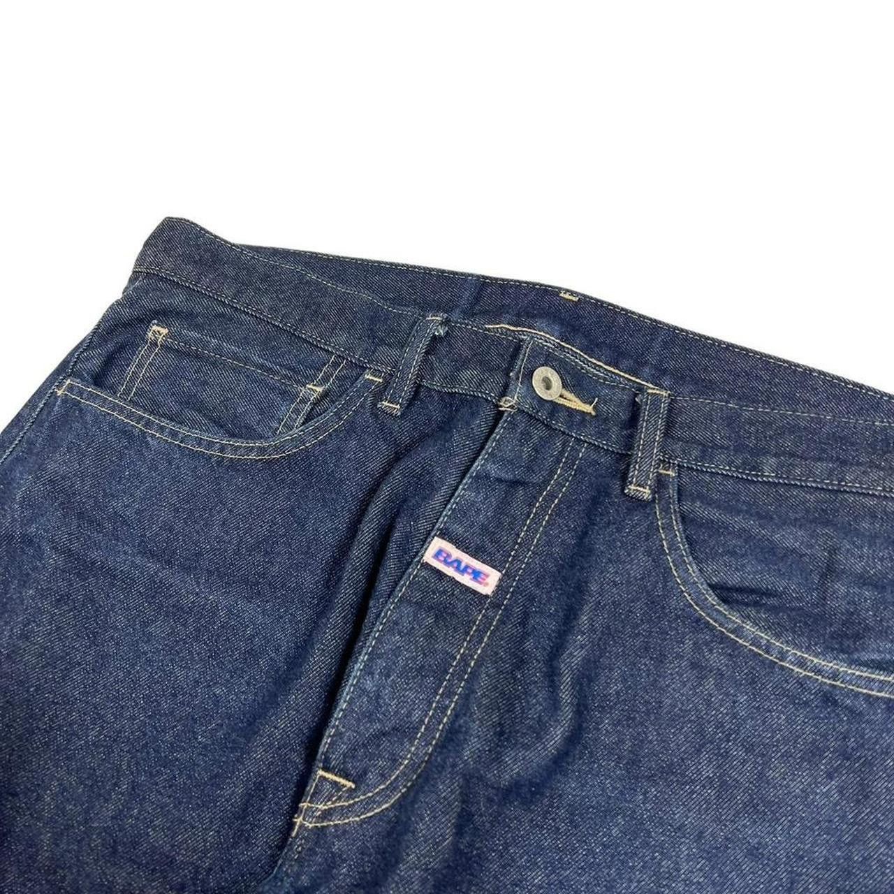 Bape Vintage A Bathing Ape Bape Embroidered Star Jeans - Waist 36 Size US 36 / EU 52 - 4 Thumbnail