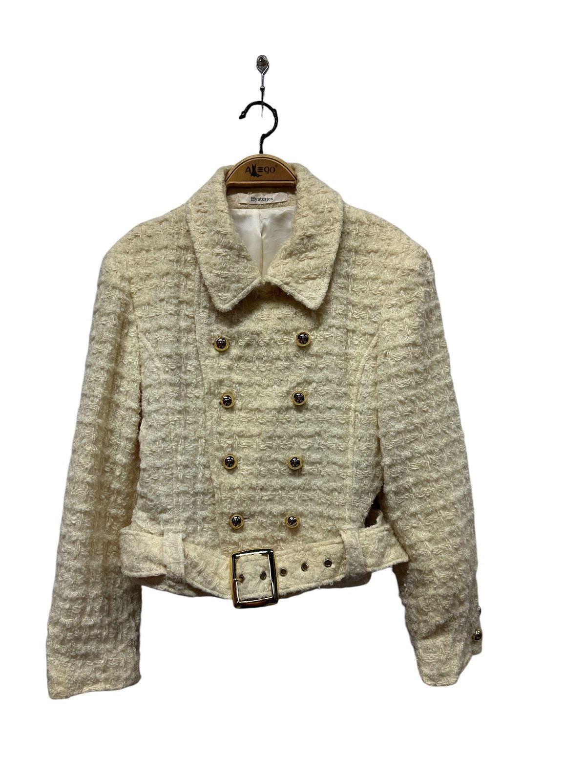 Hysteric Glamour 💥Vintage hysterics glamour tweed jacket with belts Size S / US 4 / IT 40 - 6 Thumbnail