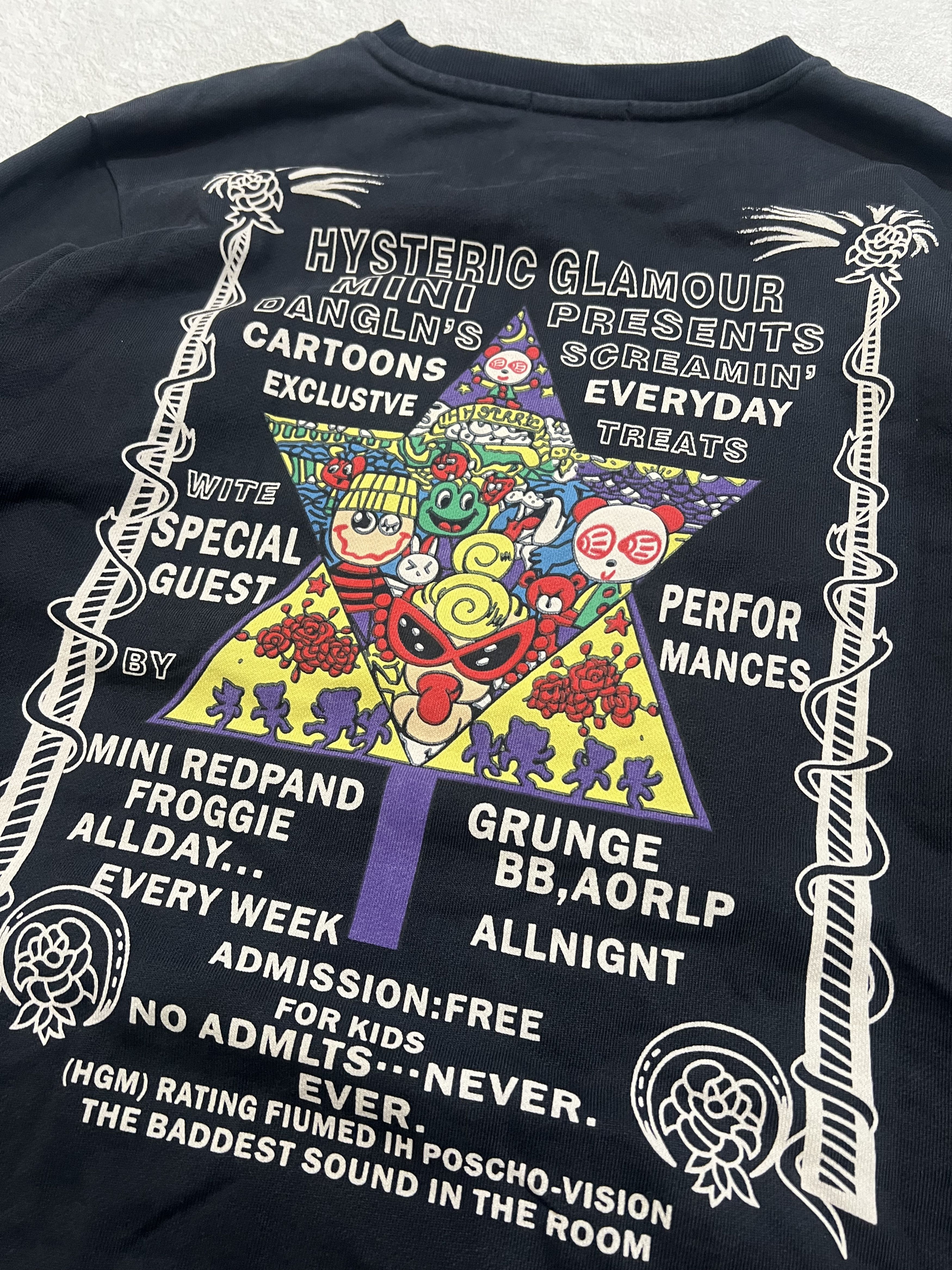 Japanese Brand 2000s Hysteric Glamour Mini Graphic Printed Crewneck y2k Lgb Size US M / EU 48-50 / 2 - 3 Thumbnail