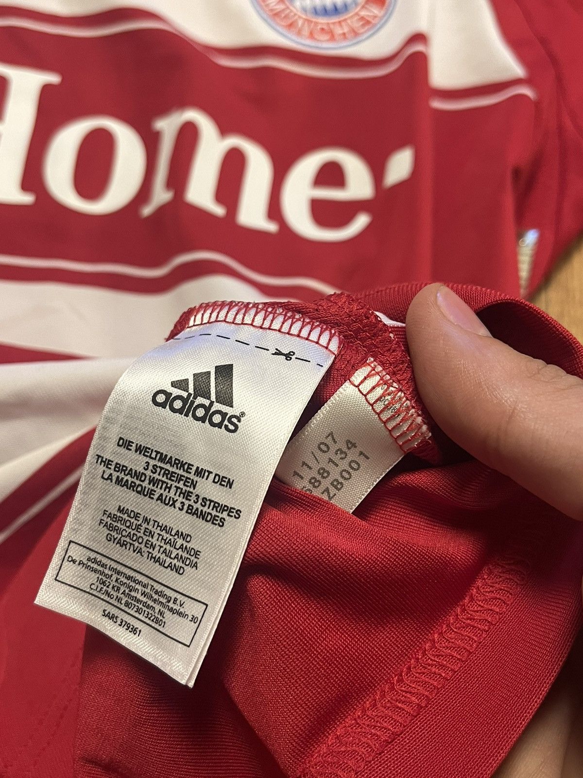 Adidas × Vintage 2007-08 Bayern Munchen Adidas Football Jersey Size US XL / EU 56 / 4 - 6 Thumbnail