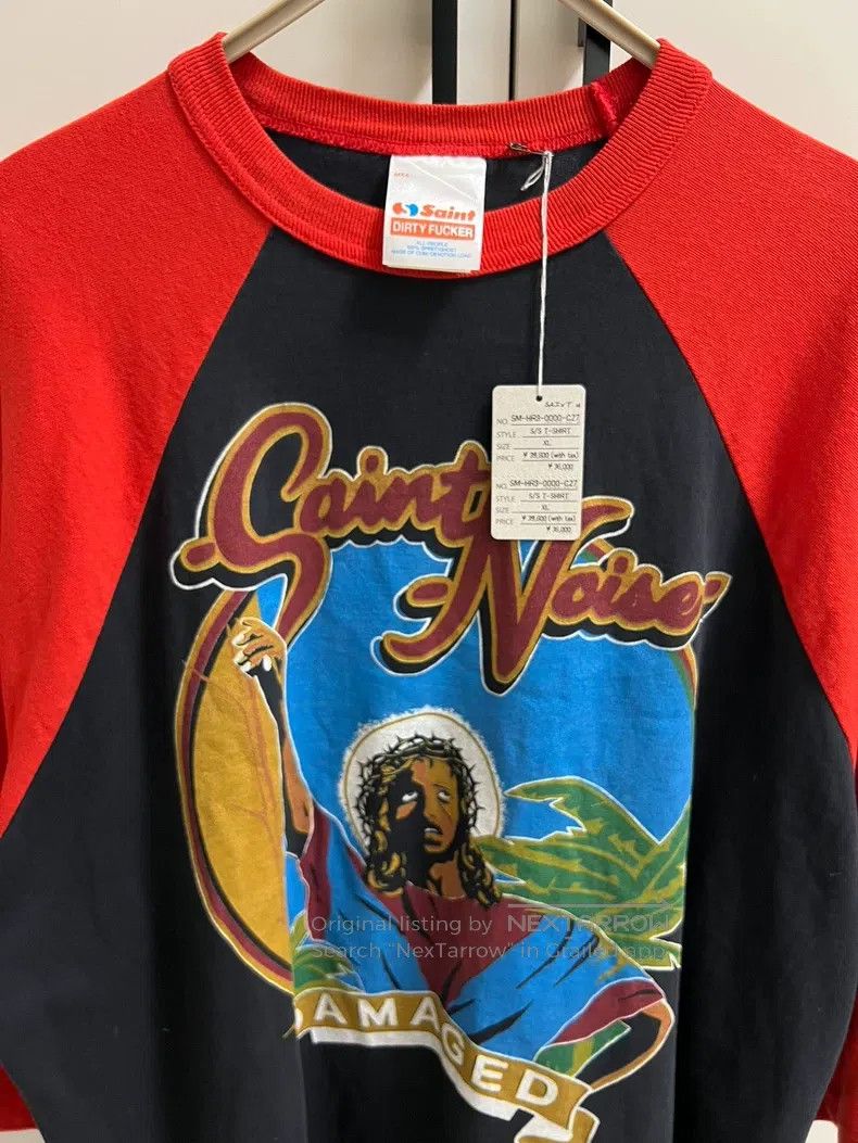 Saint Michael Saint Michael Jesus color-block three-quarter sleeve Size US XL / EU 56 / 4 - 3 Thumbnail