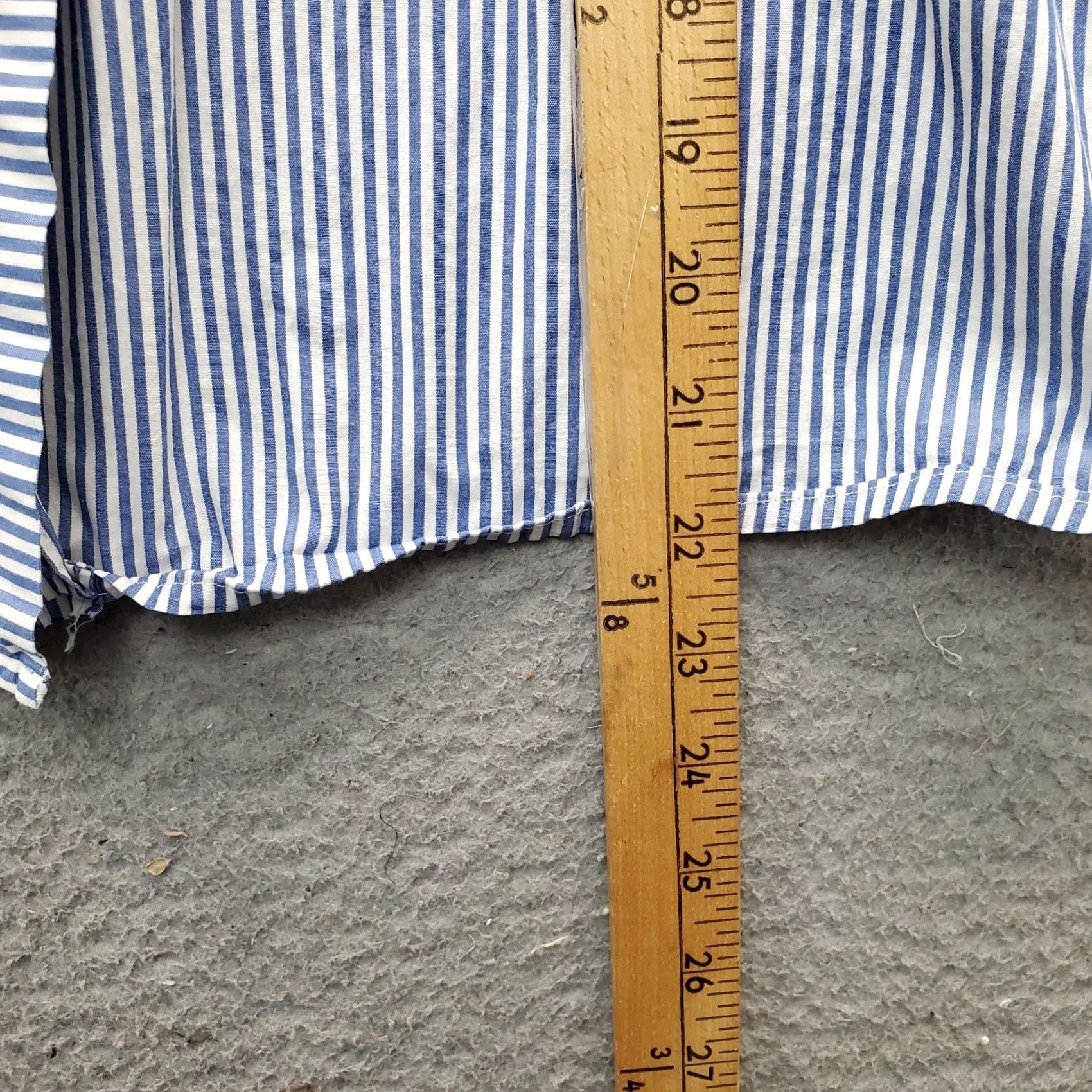 Talbots Talbots Shirt Women's 4P Multi Striped Cotton Classic Fit Collared Button Down Size S / US 4 / IT 40 - 3 Thumbnail