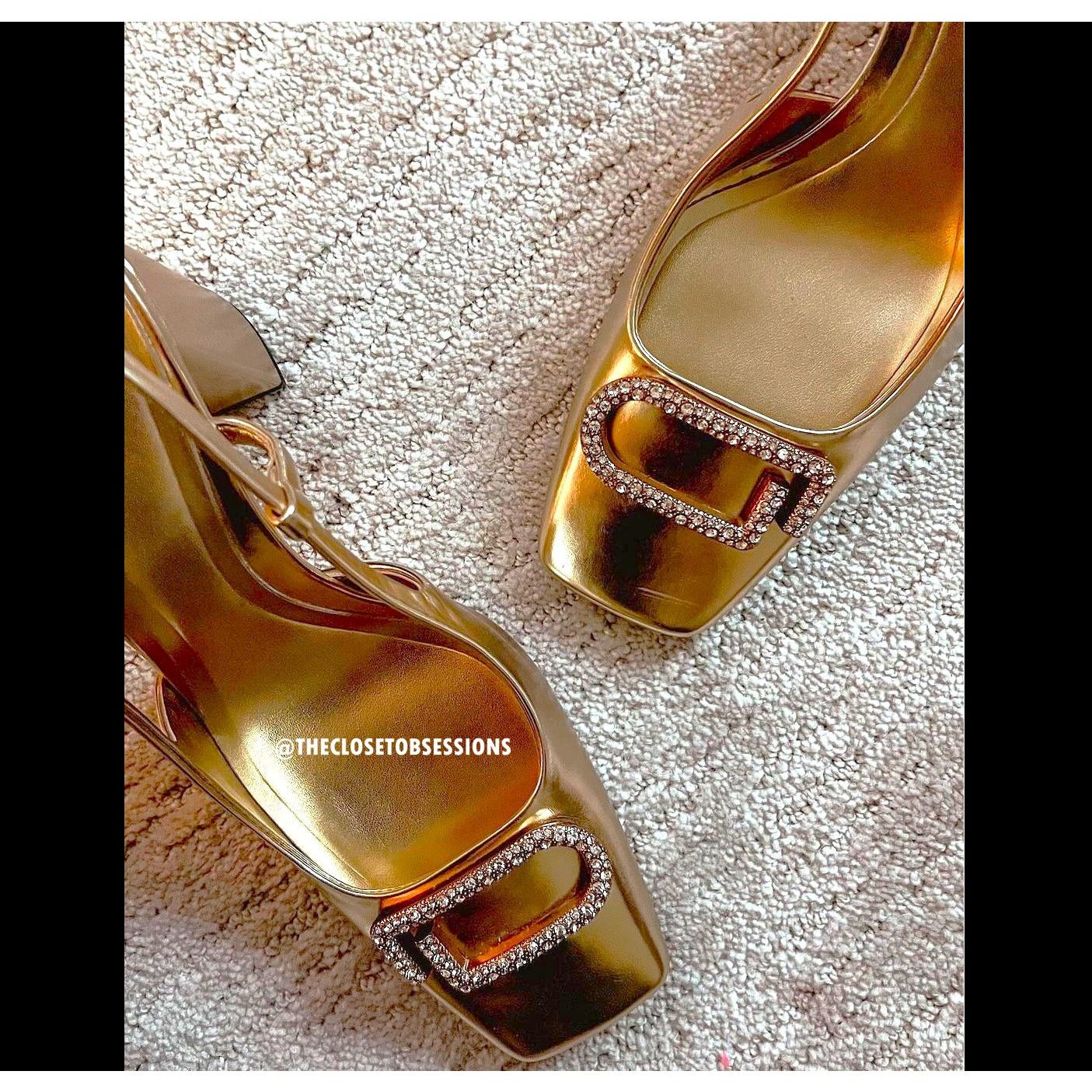 Zara ZARA Square Toe Pumps NWT Size US 7.5 / IT 37.5 - 4 Thumbnail