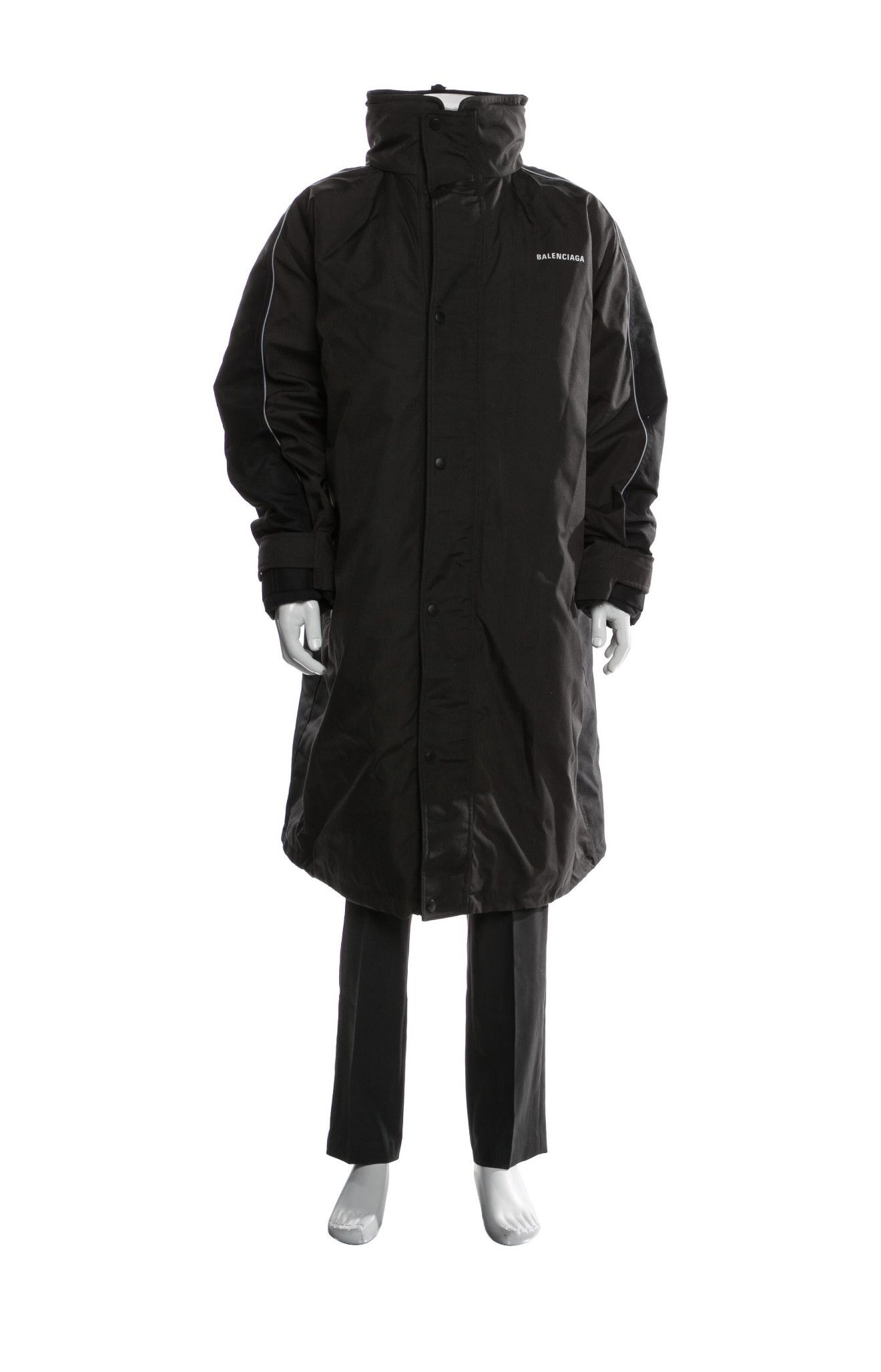Balenciaga Balenciaga Oversized Hooded Parka Size US S / EU 44-46 / 1 - 2 Thumbnail