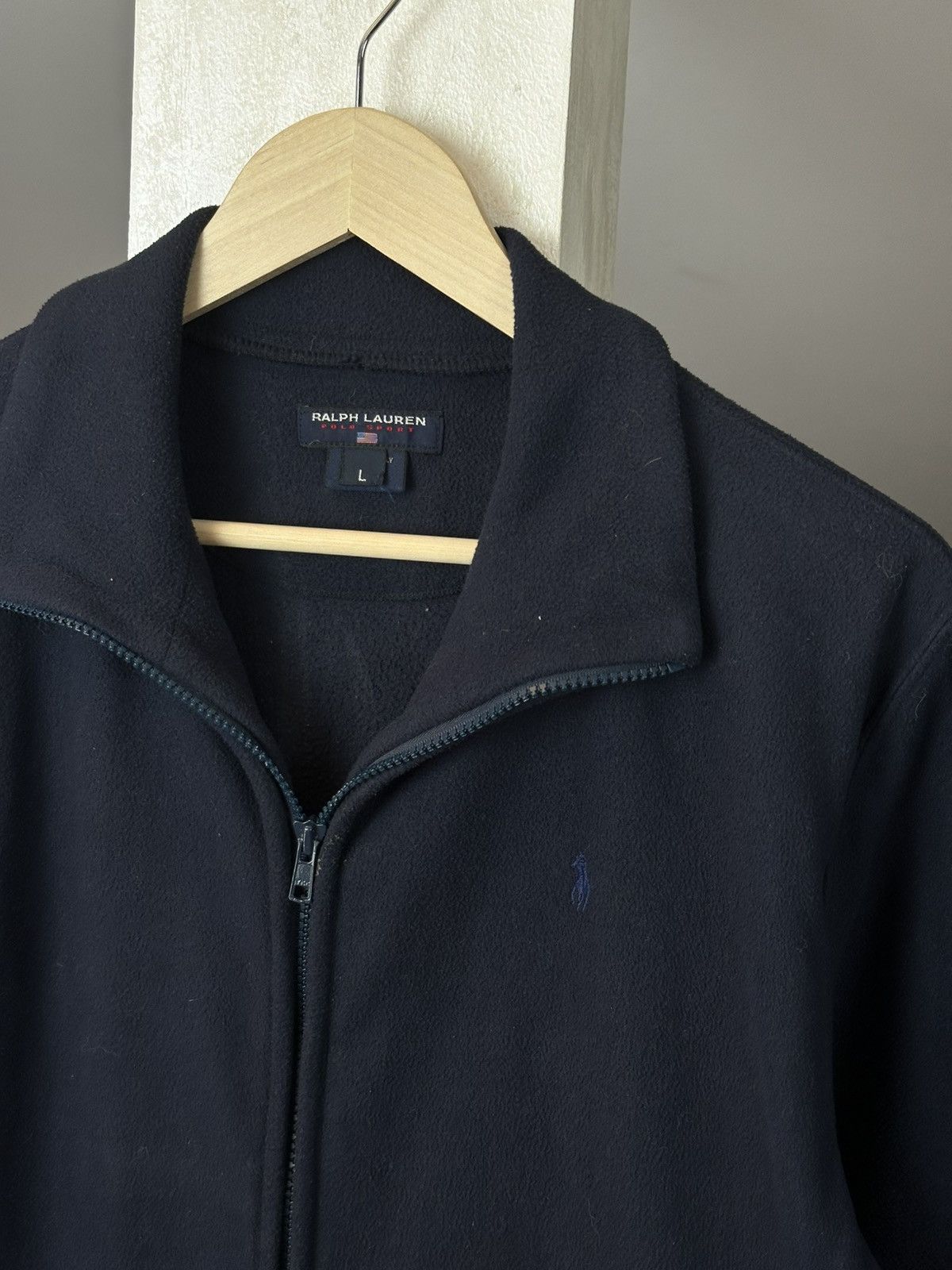 Polo Ralph Lauren Vintage Polo Ralph Lauren Y2K Zip Fleece Size L / US 10 / IT 46 - 6 Thumbnail