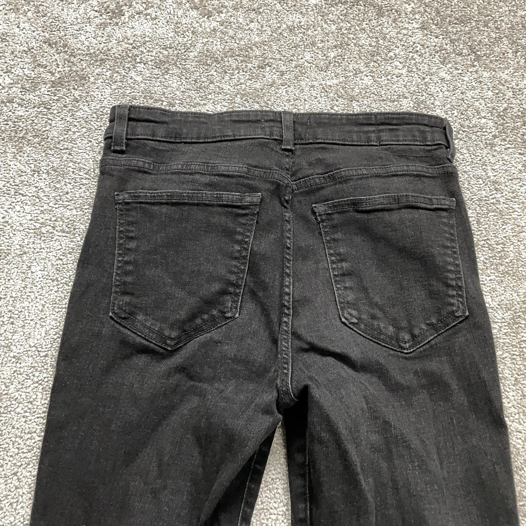 Zara VINTAGE Zara Women's Skinny Jeans 8 Black High Rise Stretch Denim Casual 30x28 Modeling City Size 30" / US 8 / IT 44 - 4 Thumbnail
