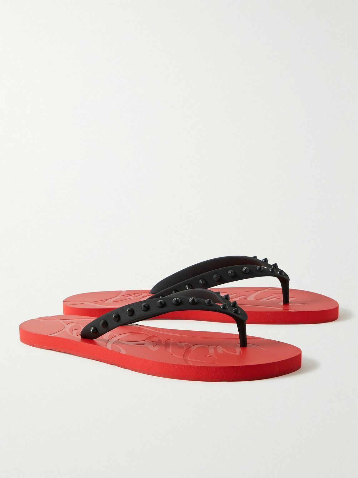 Christian Louboutin o1s1wg111025 Slide in Red Size US 12 / IT 42 - 2 Thumbnail