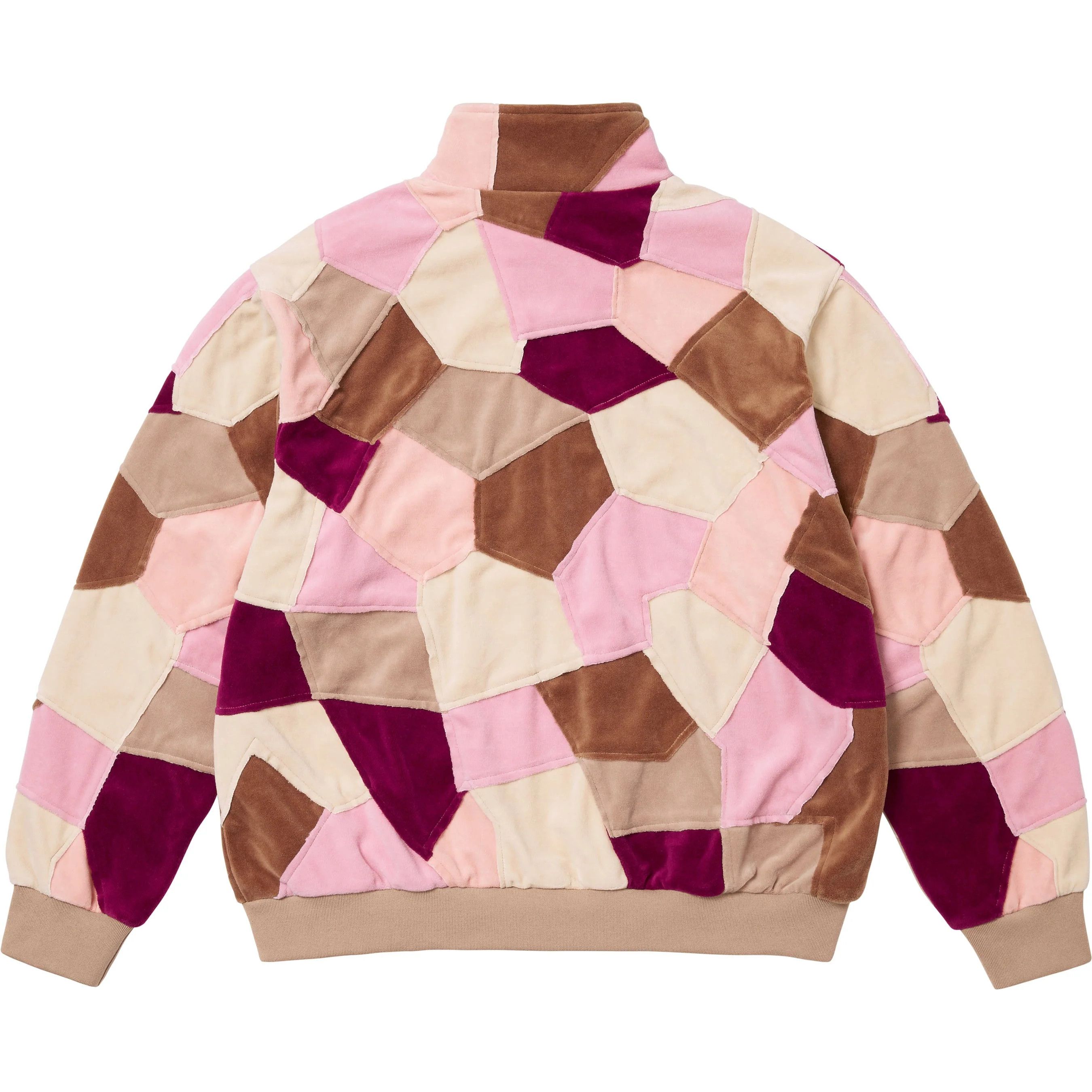 Supreme Supreme Patchwork Velour Track Jacket Size US M / EU 48-50 / 2 - 3 Thumbnail
