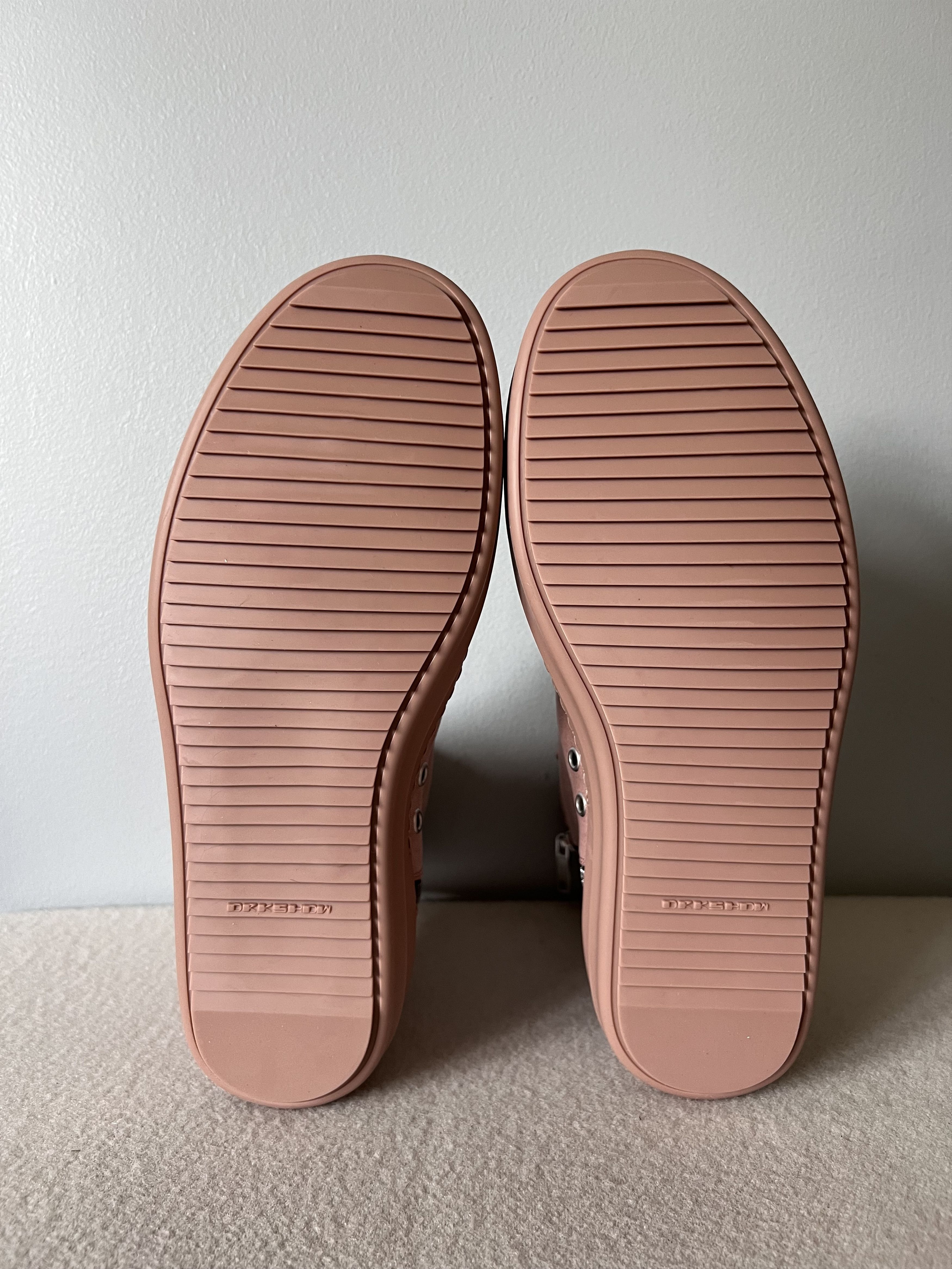 Rick Owens Drkshdw Rick Owens DRKSHDW Ramones in Dark Pink Denim Size US 9 / EU 42 - 6 Thumbnail