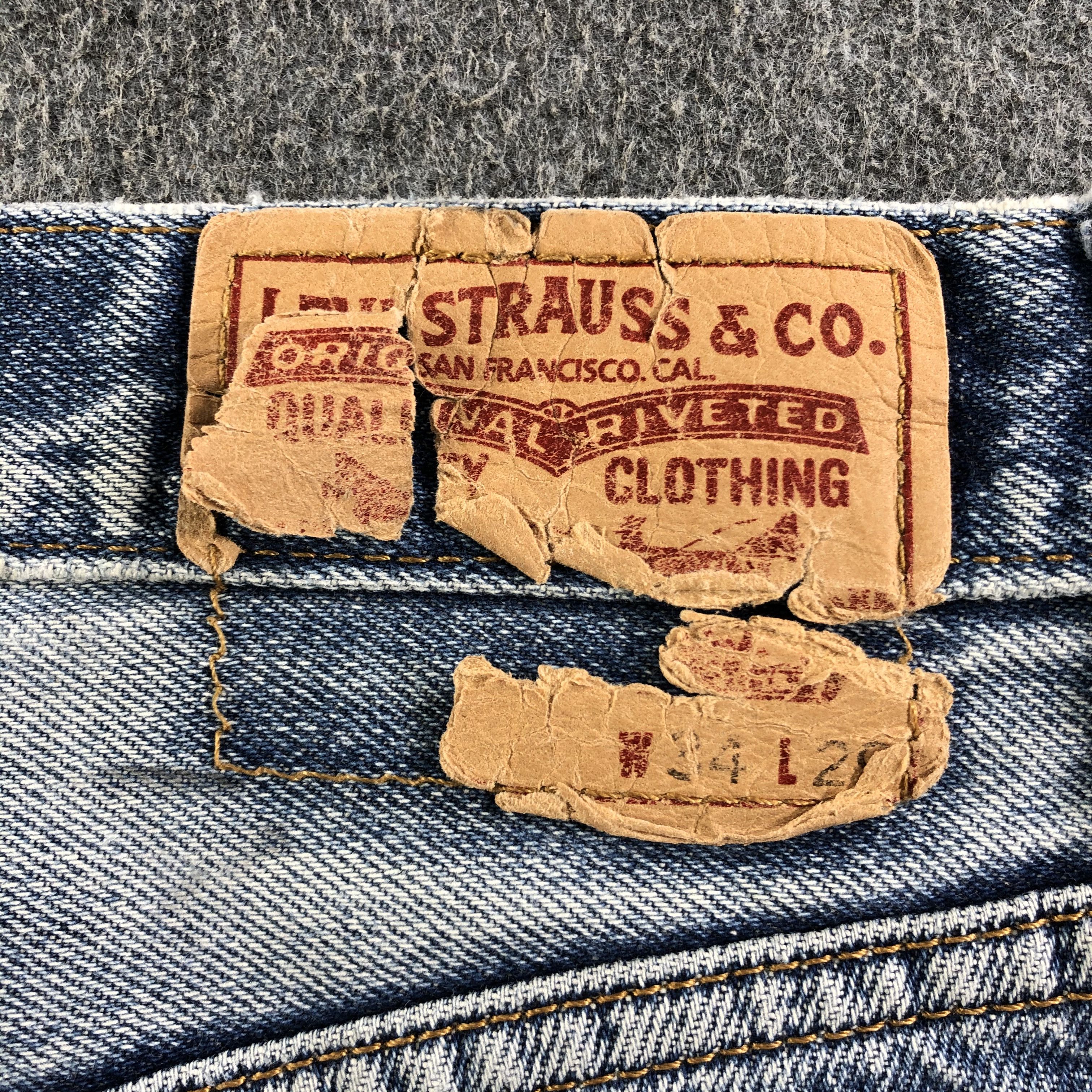 Levi's Vintage Blue Wash Levis 505 Jeans-J3468 Size US 34 / EU 50 - 5 Thumbnail