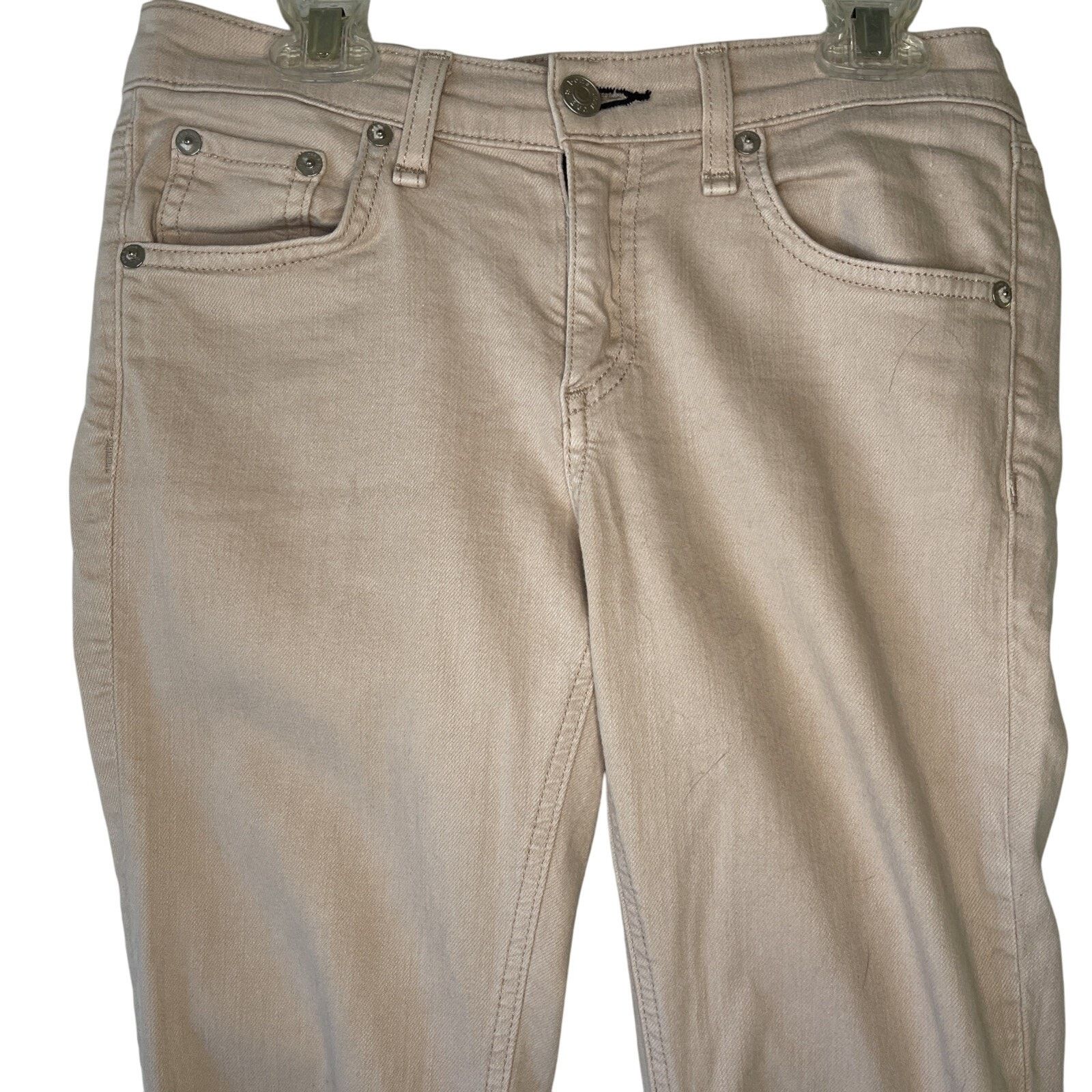 Rag & Bone Rag & Bone Skinny Jeans 25 Snag On Left Cheek- See Pics Size 25" / US 0 / IT 36 - 2 Thumbnail