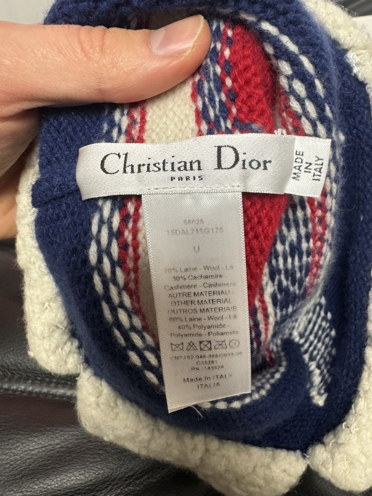 Dior Christian Dior Wool Cashmere Star Logo Archive Designer Hat Size ONE SIZE - 4 Thumbnail