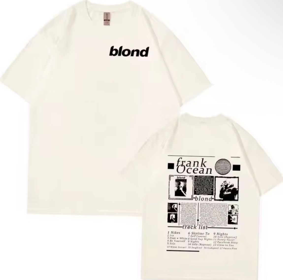 Vintage Streetwear Vintage Rapper Frank Beige Short Sleeve T-Shirt Size US XL / EU 56 / 4 - 1 Thumbnail