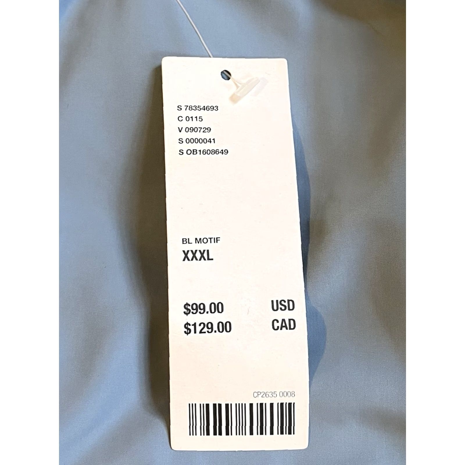 Urban Outfitters Urban Outfitters Taryn Cropper Puffer Jacket Women’s 3XL Blue Denim Print Jacket Size XXL / US 16-18 / IT 52-54 - 7 Thumbnail