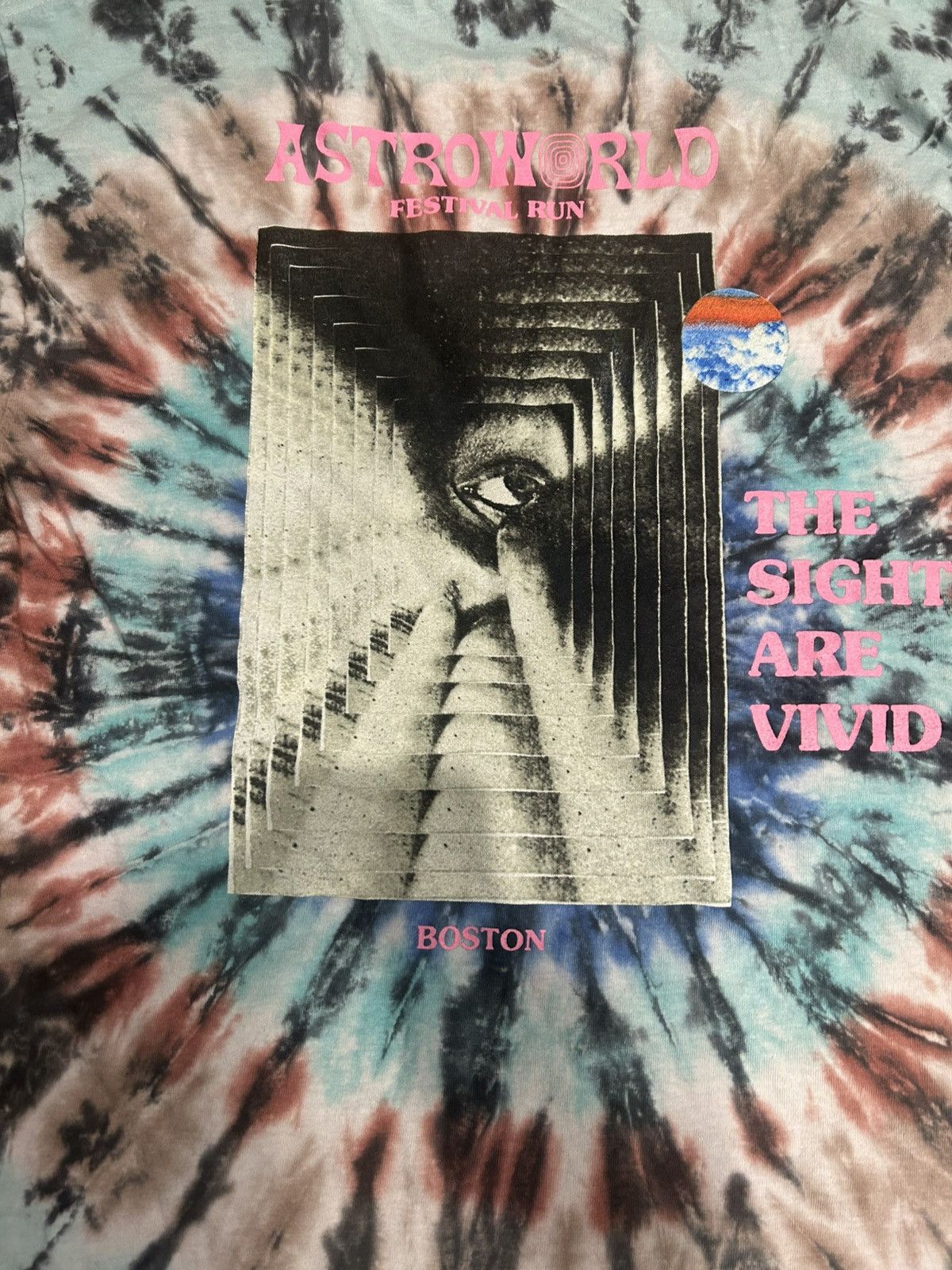Band Tees × Travis Scott Travis Scott Astroworld Tour Boston Exclusive Tee Size US M / EU 48-50 / 2 - 5 Thumbnail