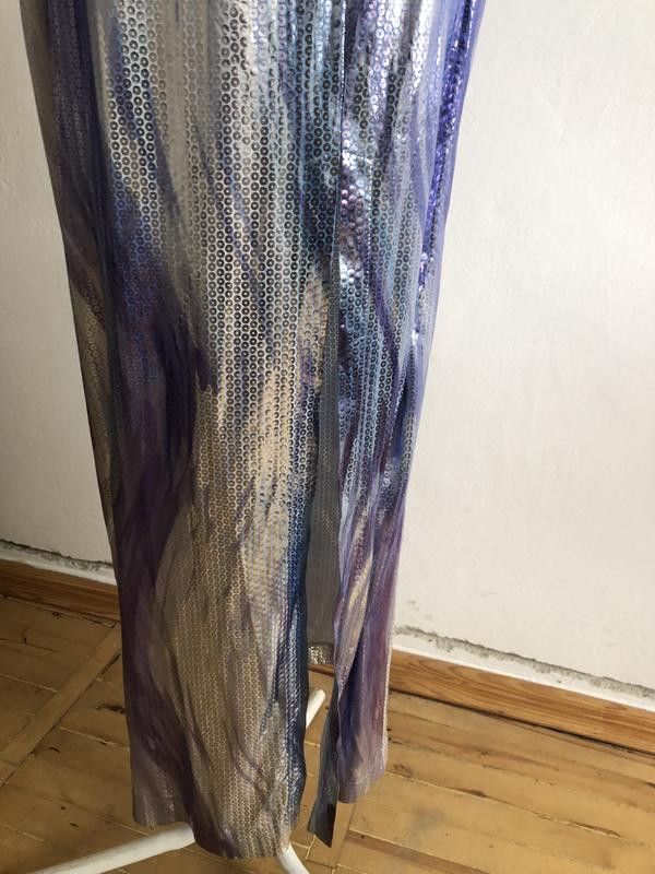 Other One shoulder maxi dress sz M NEW iridesent Size M / US 6-8 / IT 42-44 - 5 Thumbnail
