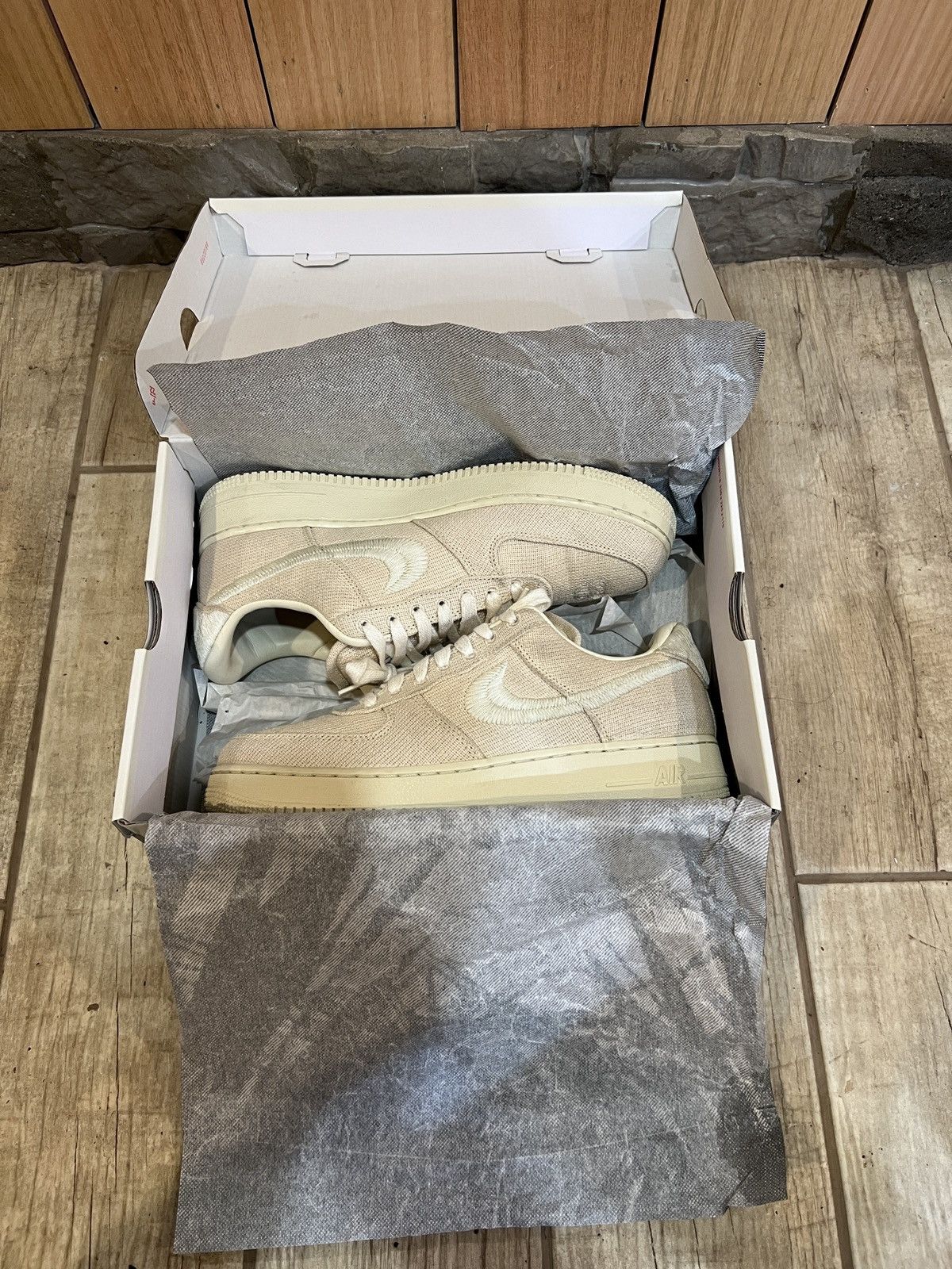 Nike × Stussy Nike Stussy Low AF1 Size US 10.5 / EU 43-44 - 2 Thumbnail